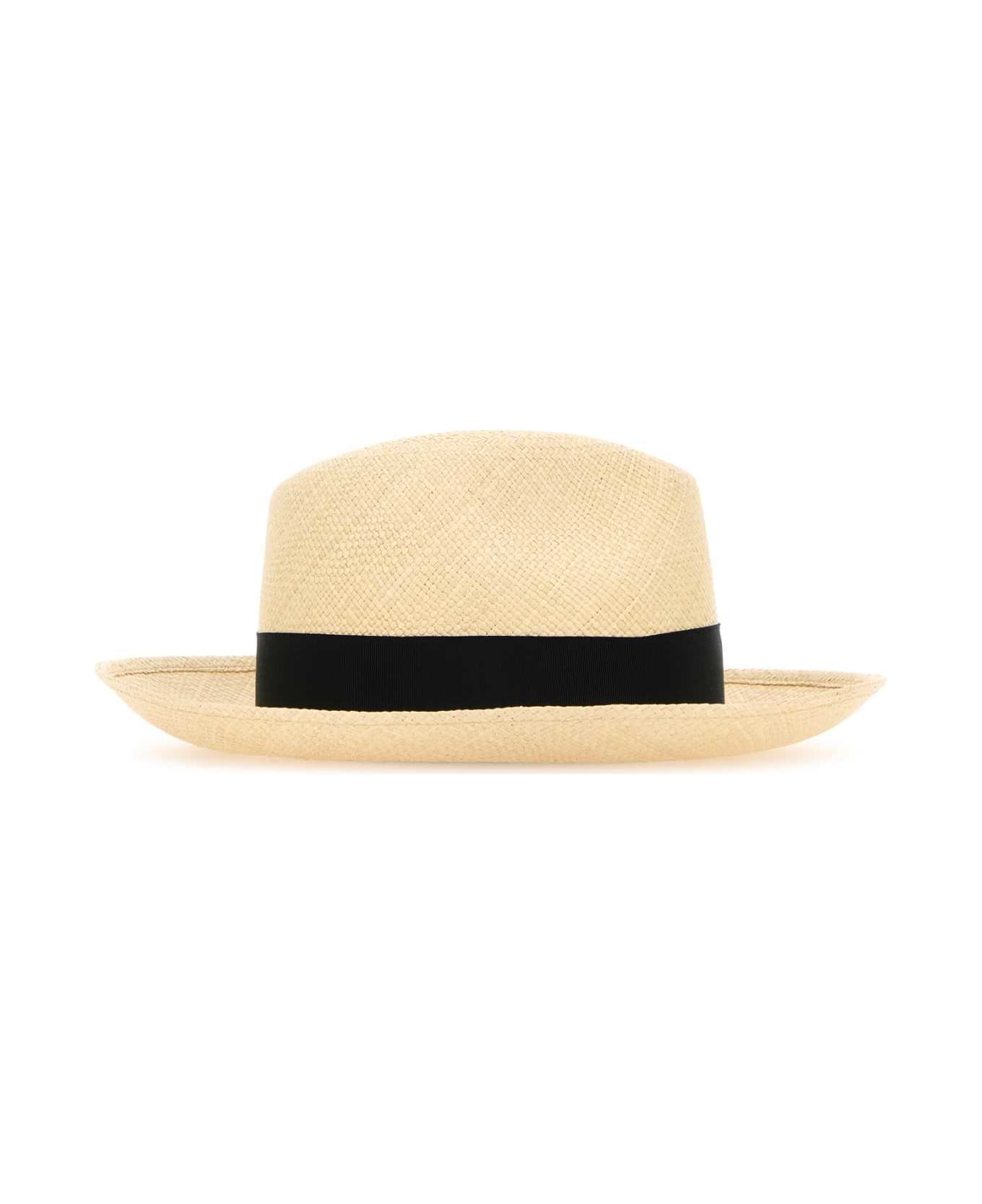 Borsalino Straw Amedeo Hat - PANNA 帽子