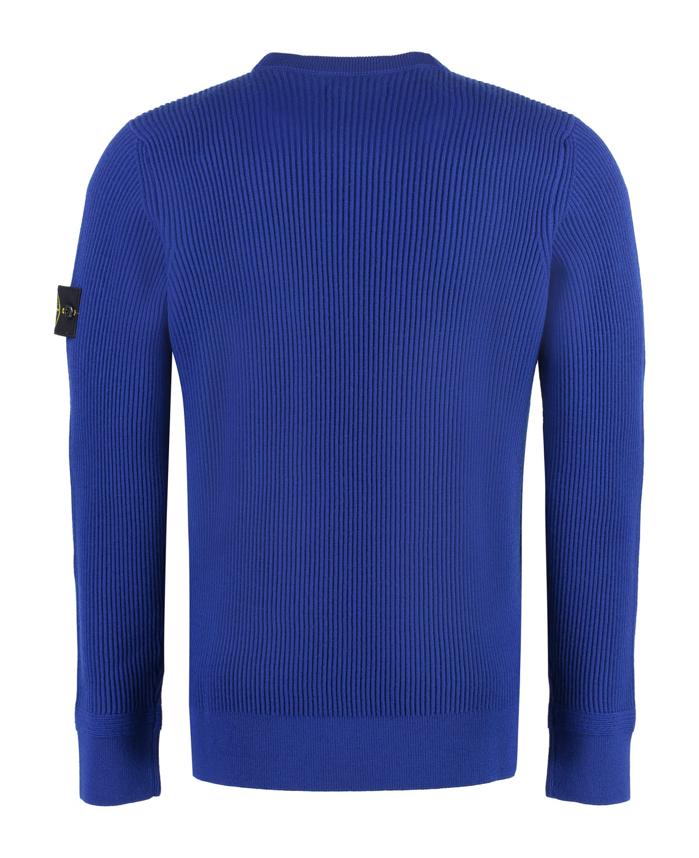 Stone Island Ribbed Pullover - blue