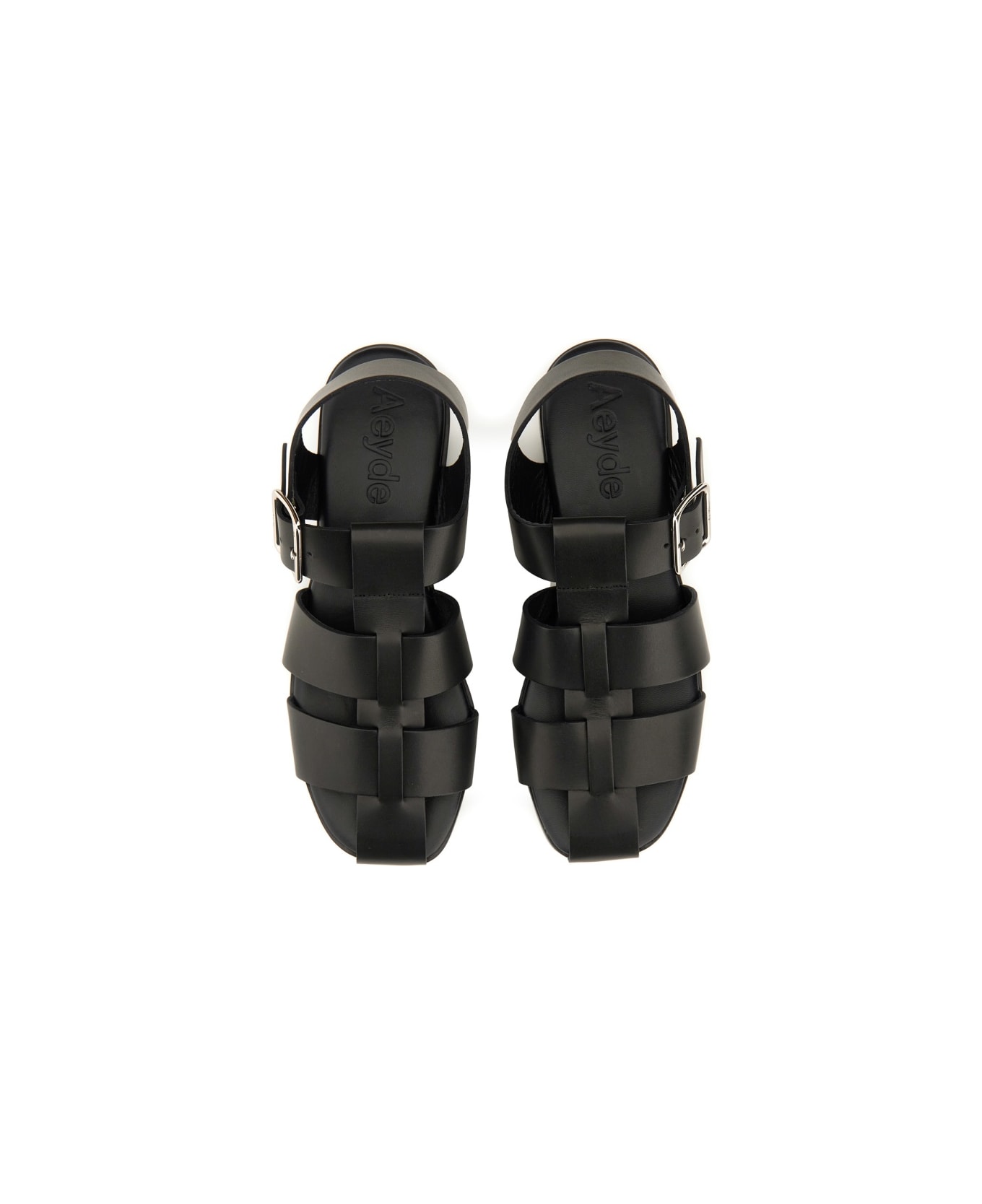 aeyde Sandalo "whit" - BLACK