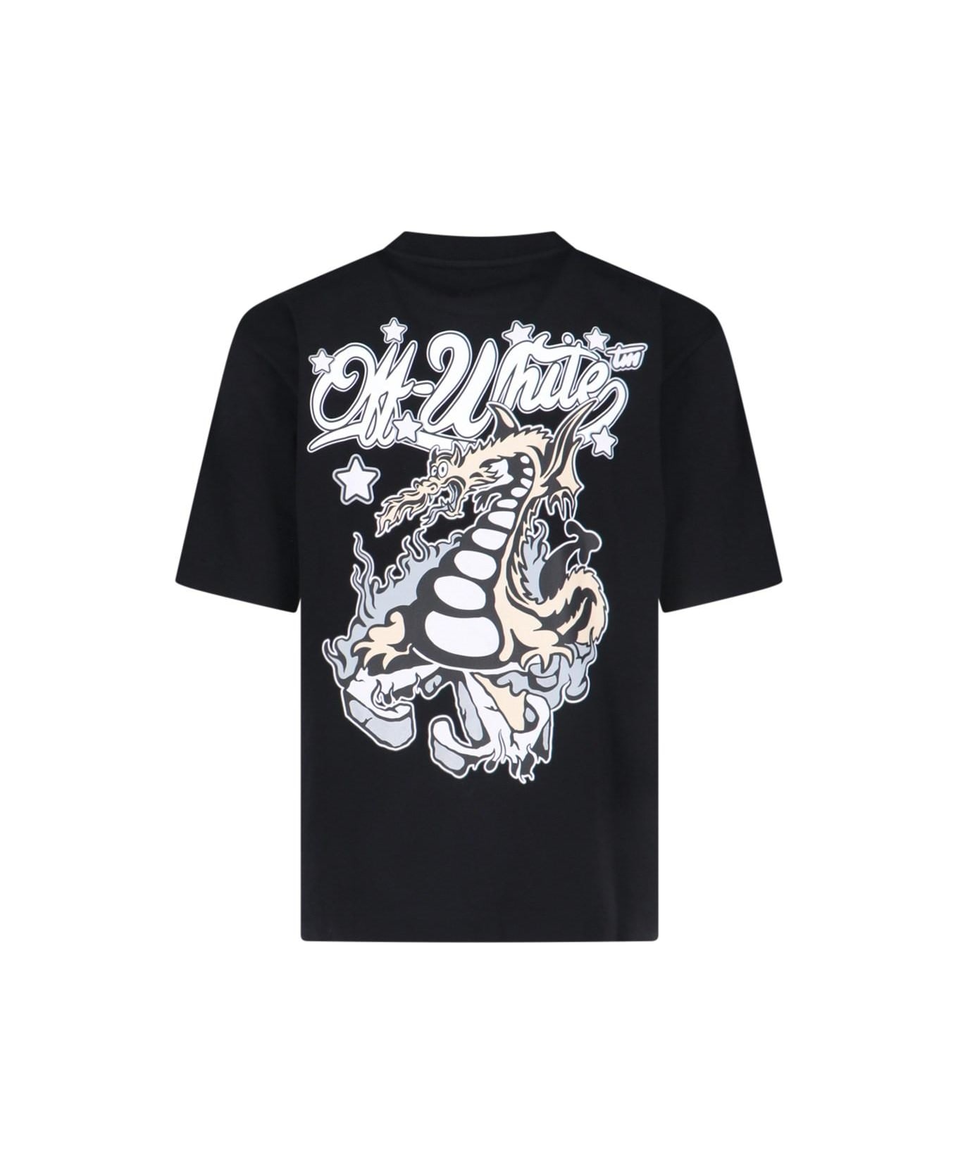 Off-White 'dragon Skate' T-shirt - BLACK