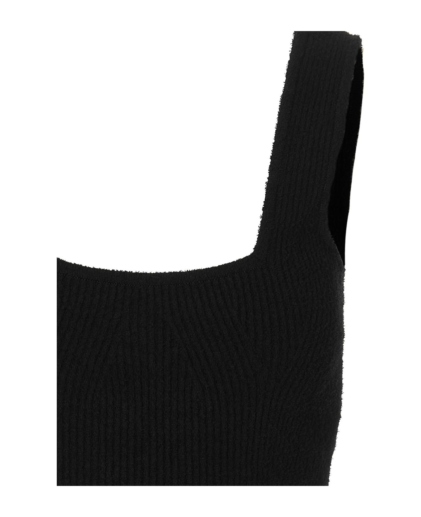 WARDROBE.NYC Knit Midi Dress - Black  