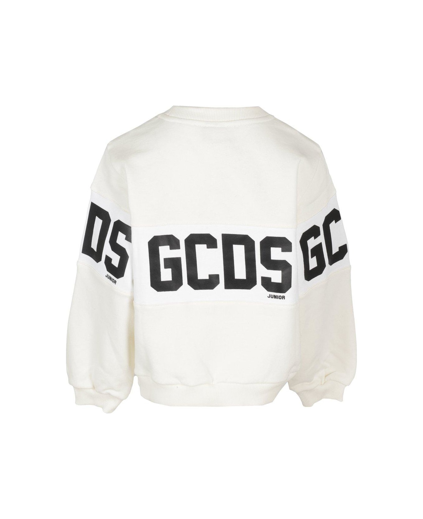 GCDS Mini Logo Band Sweatshirt - IVORY