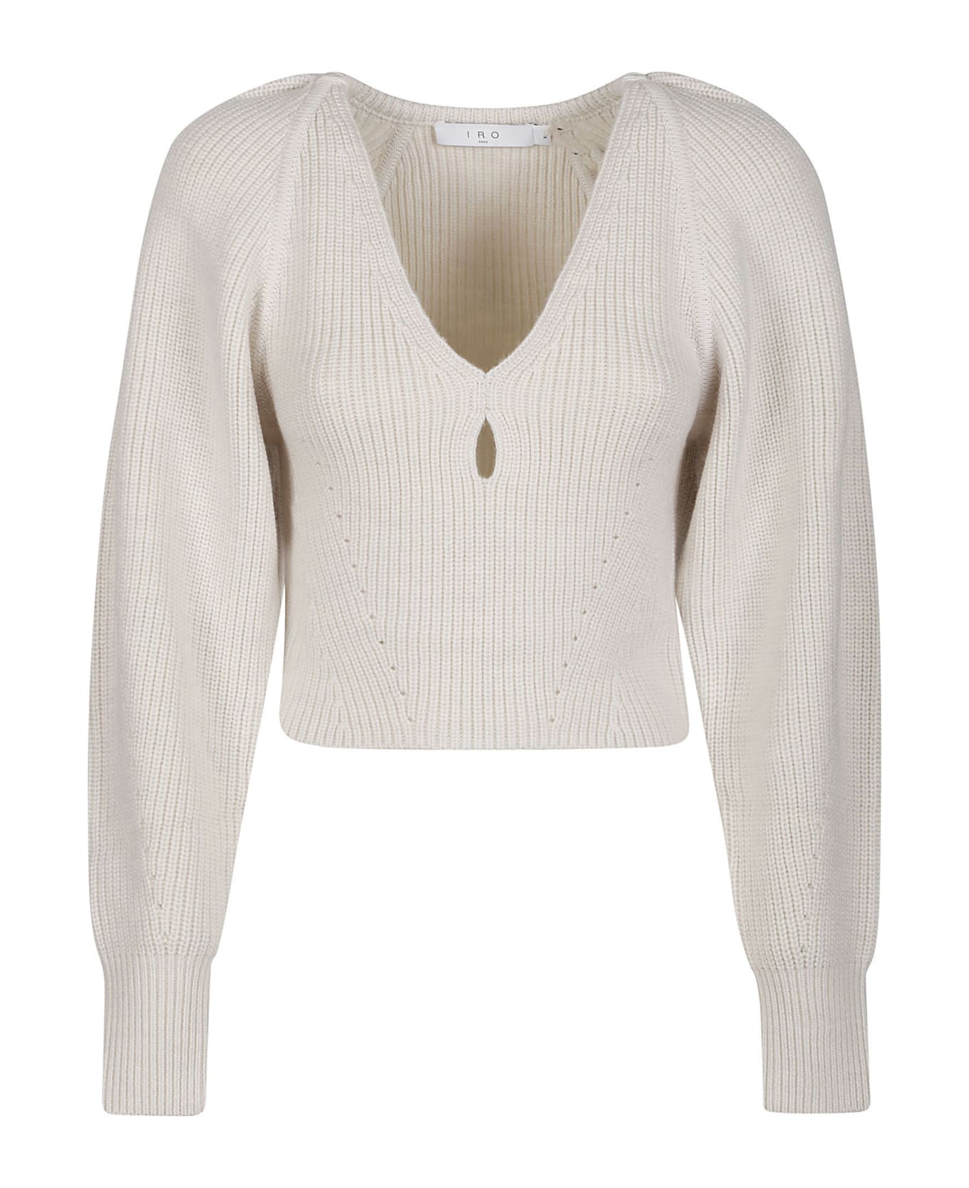 IRO Adsila V-neck Sweater - Ecru/white ニットウェア