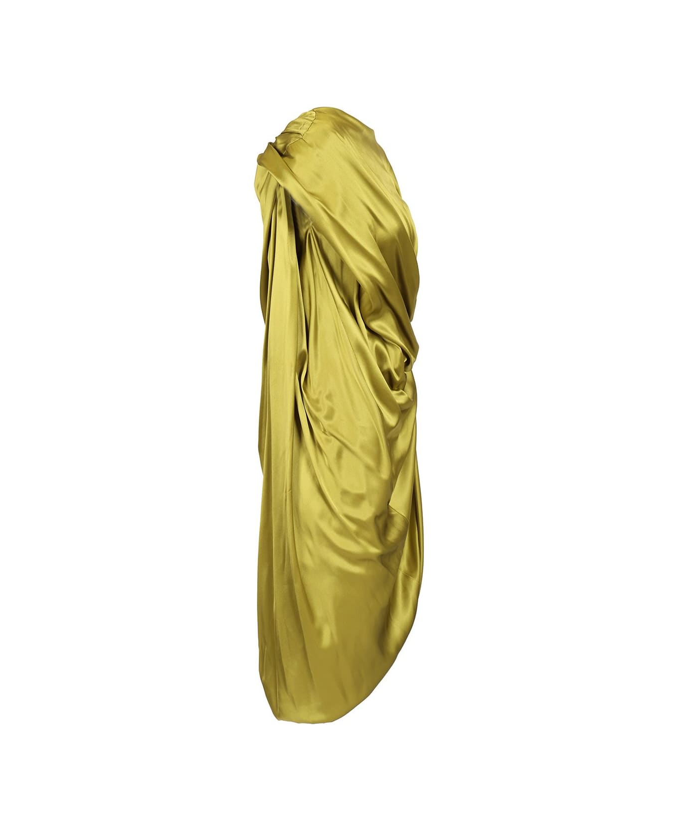 Dries Van Noten Draped Dress - GREEN
