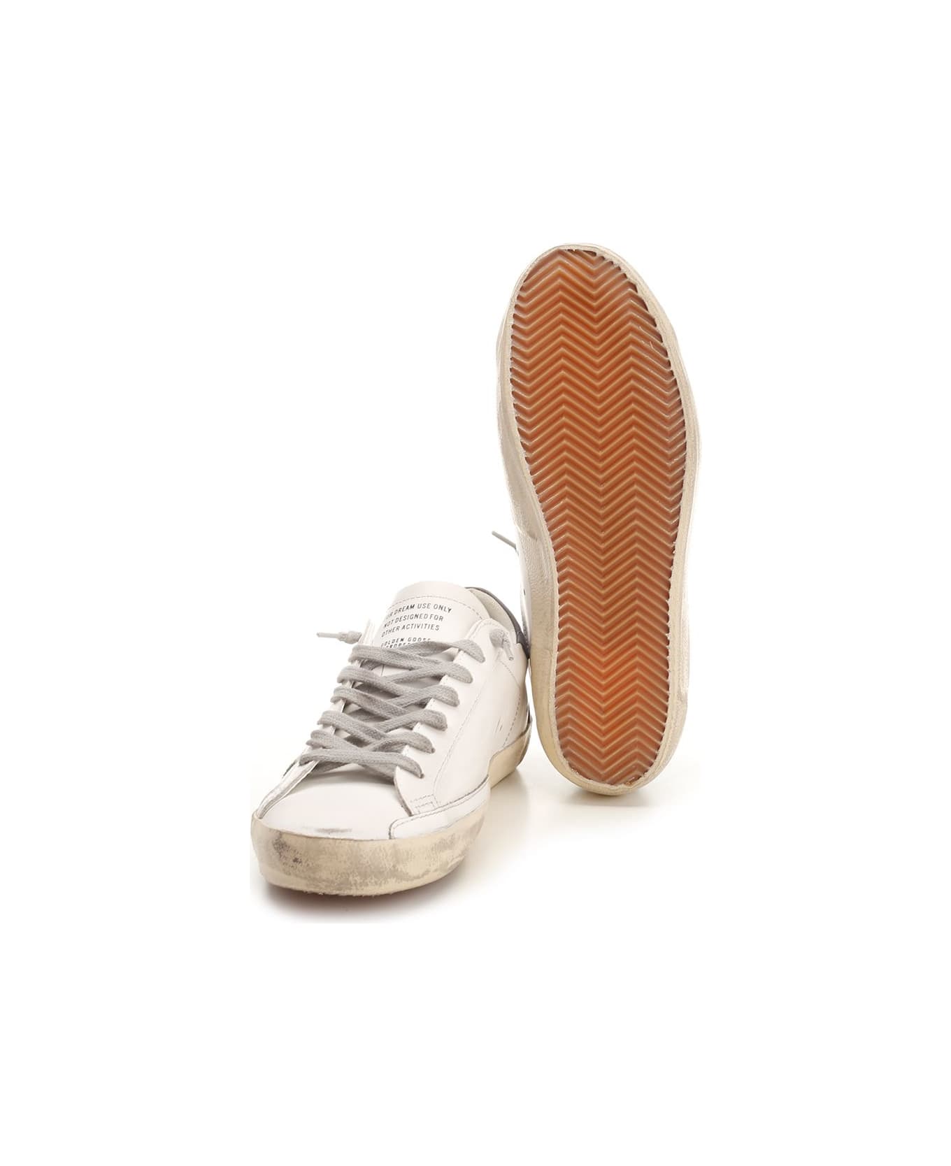 Golden Goose 'super Star' Sneakers - Bianco