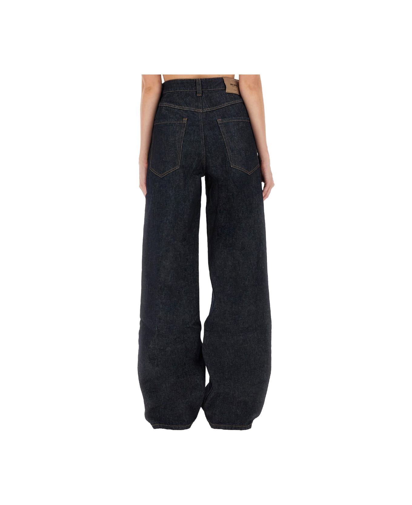 Uma Wang Denim "ball" Pants - BLUE