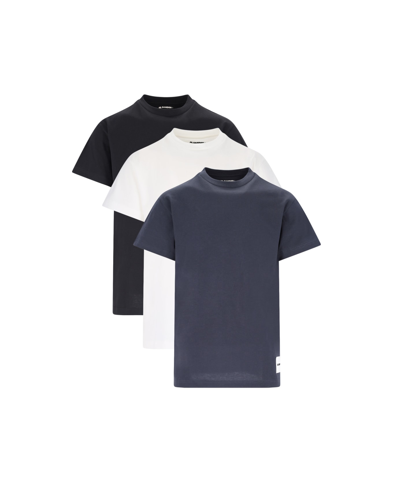 Jil Sander '3-pack' T-shirt Set - Nero Blu Bianco