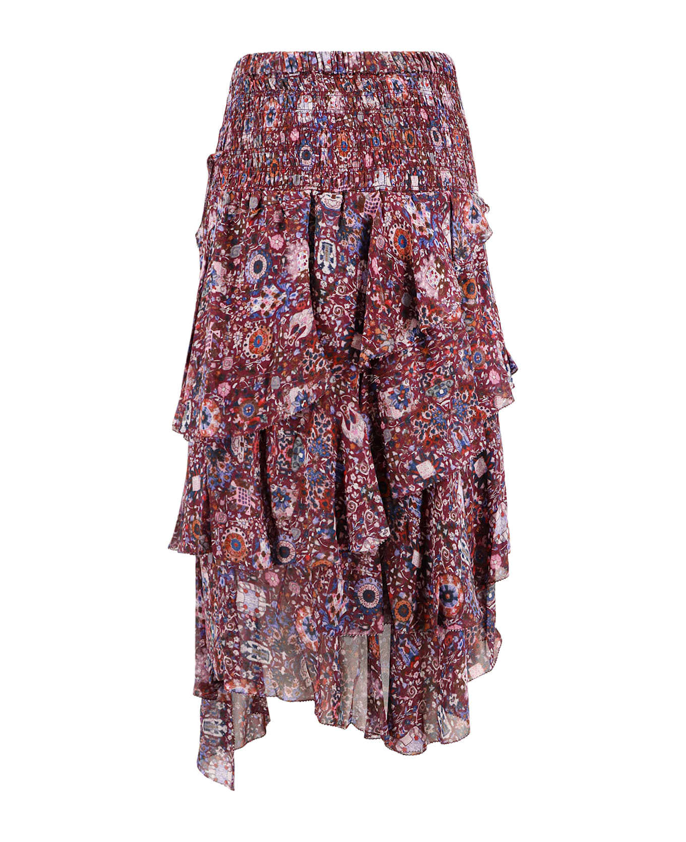 Marant Étoile Brigitte Viscose Skirt - PLUM