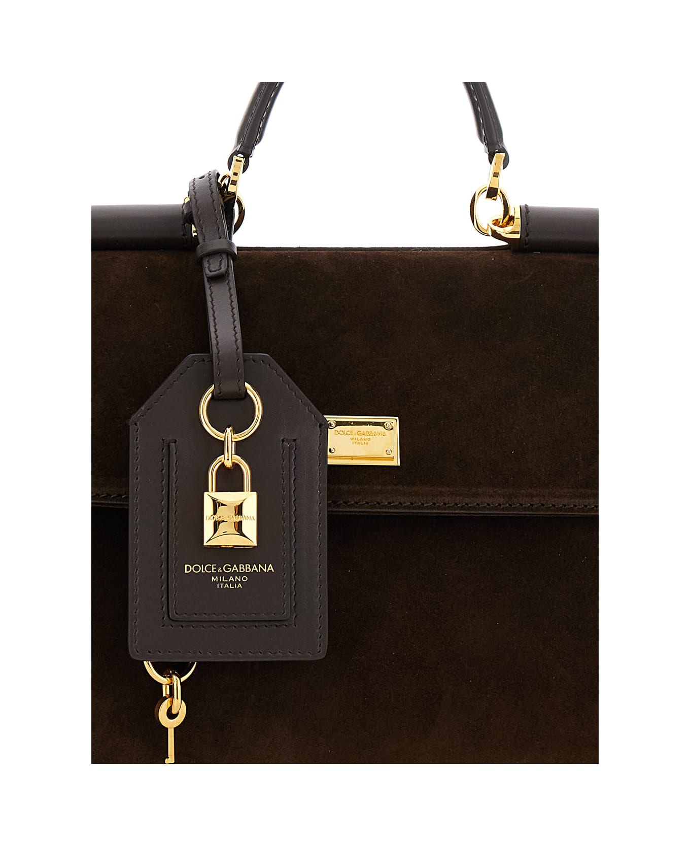 Dolce 
Gabbana Crosta V+vit.liscio Ottone - Brown トートバッグ