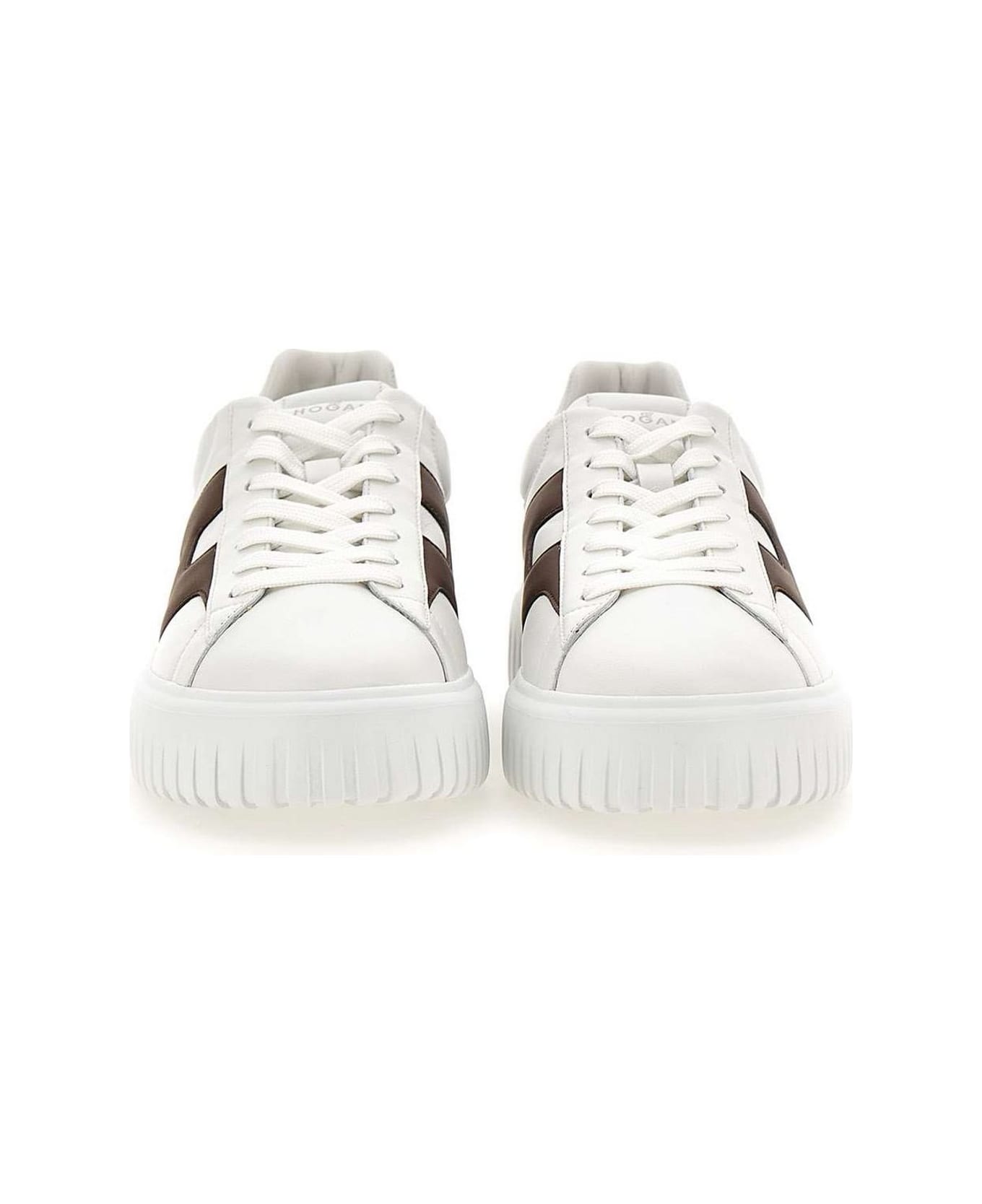 Hogan H-stripes Low-top Sneakers Hogan - WHITE