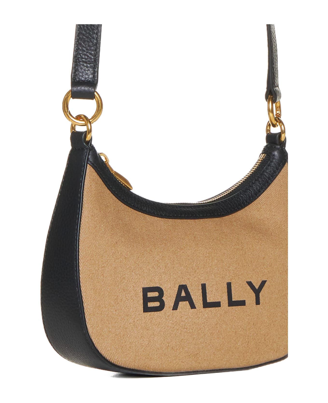 Bally Shoulder Bag - Sand/black+oro