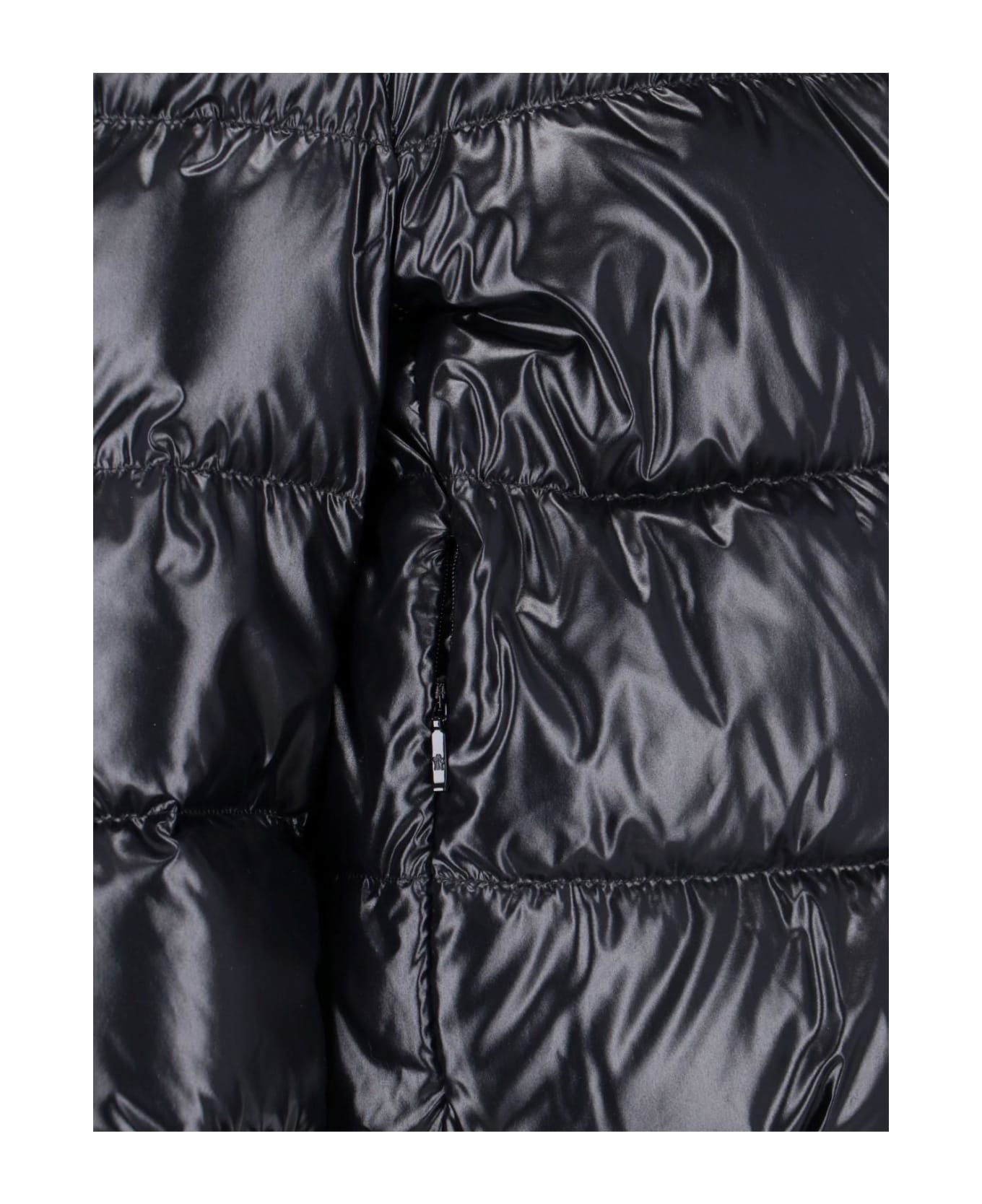 Moncler Black Bayard Short Down Jacket - Black