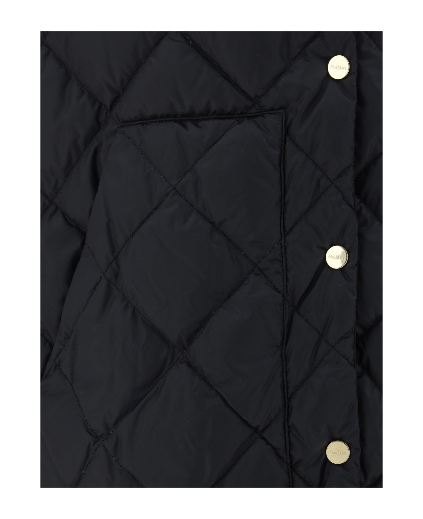 Max Mara The Cube Quilted Down Vest - Nero ベスト