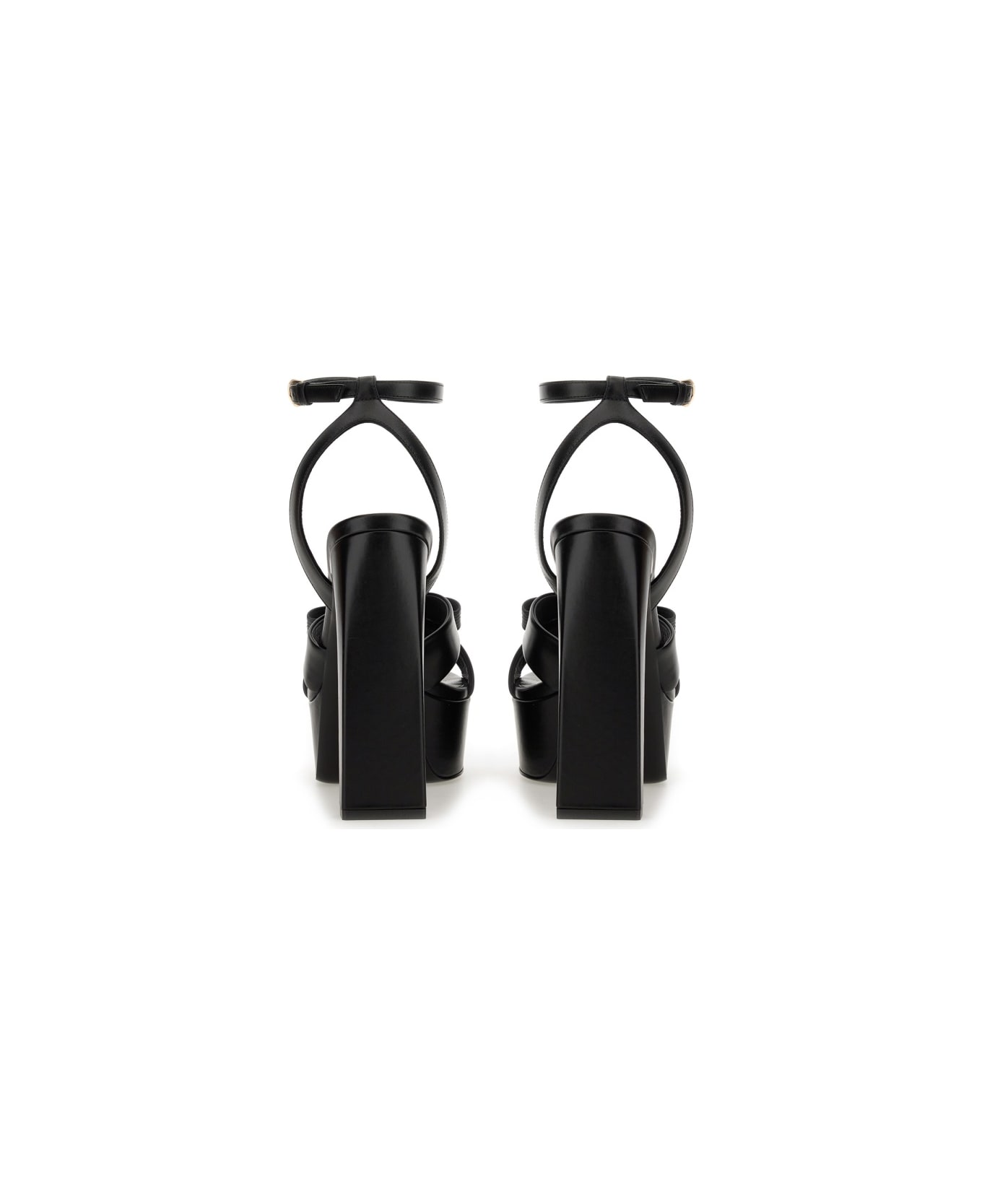Versace Sandal "gianni Ribbon" - BLACK
