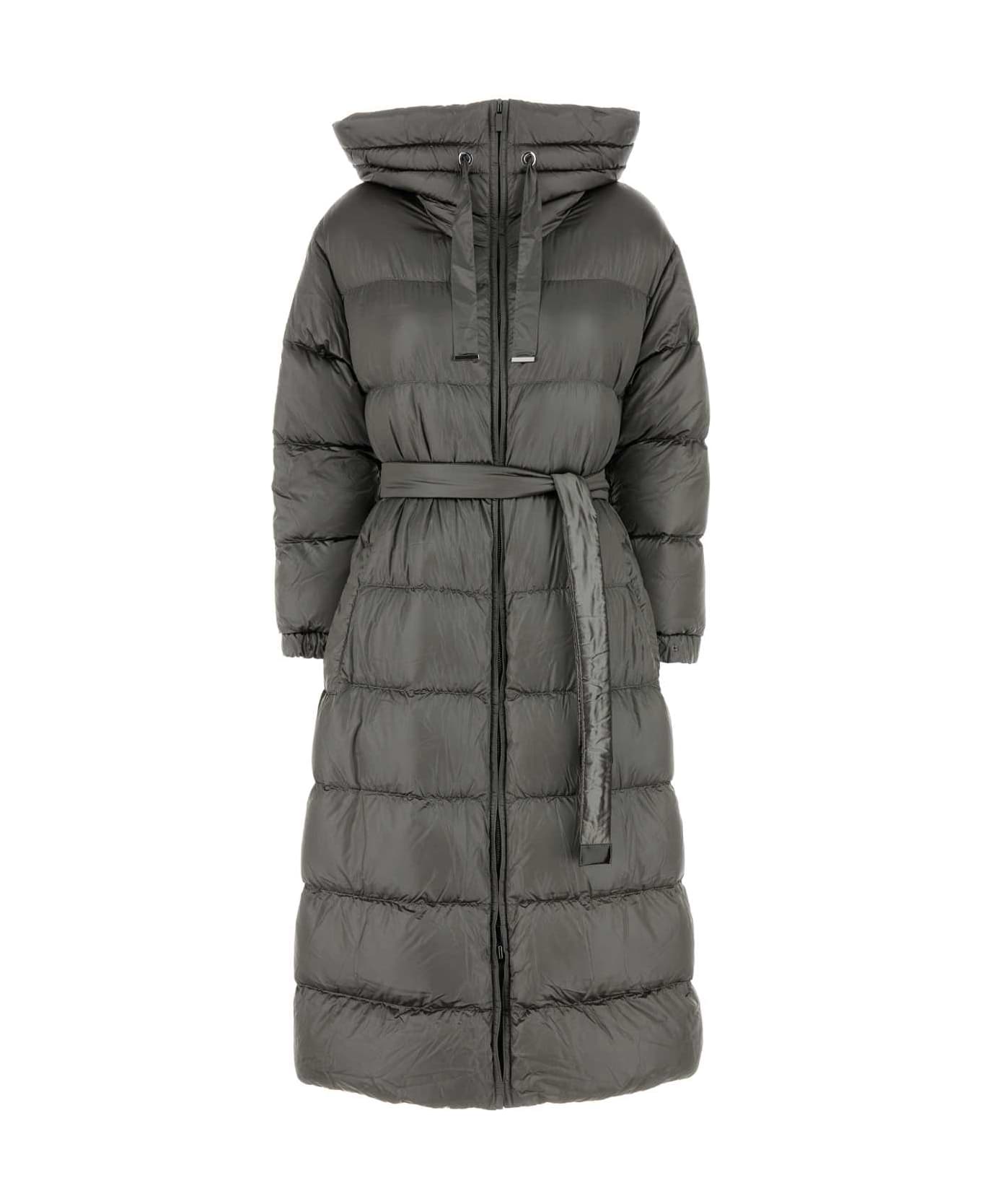 Max Mara The Cube Dark Grey Nylon Spacev Down Jacket - GRIGIO MEDIO