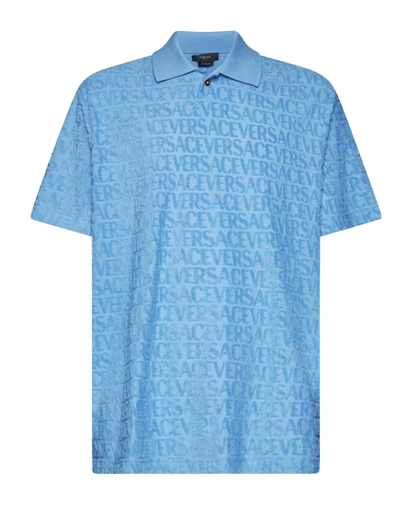 Versace Polo Shirt - Summer sky blue