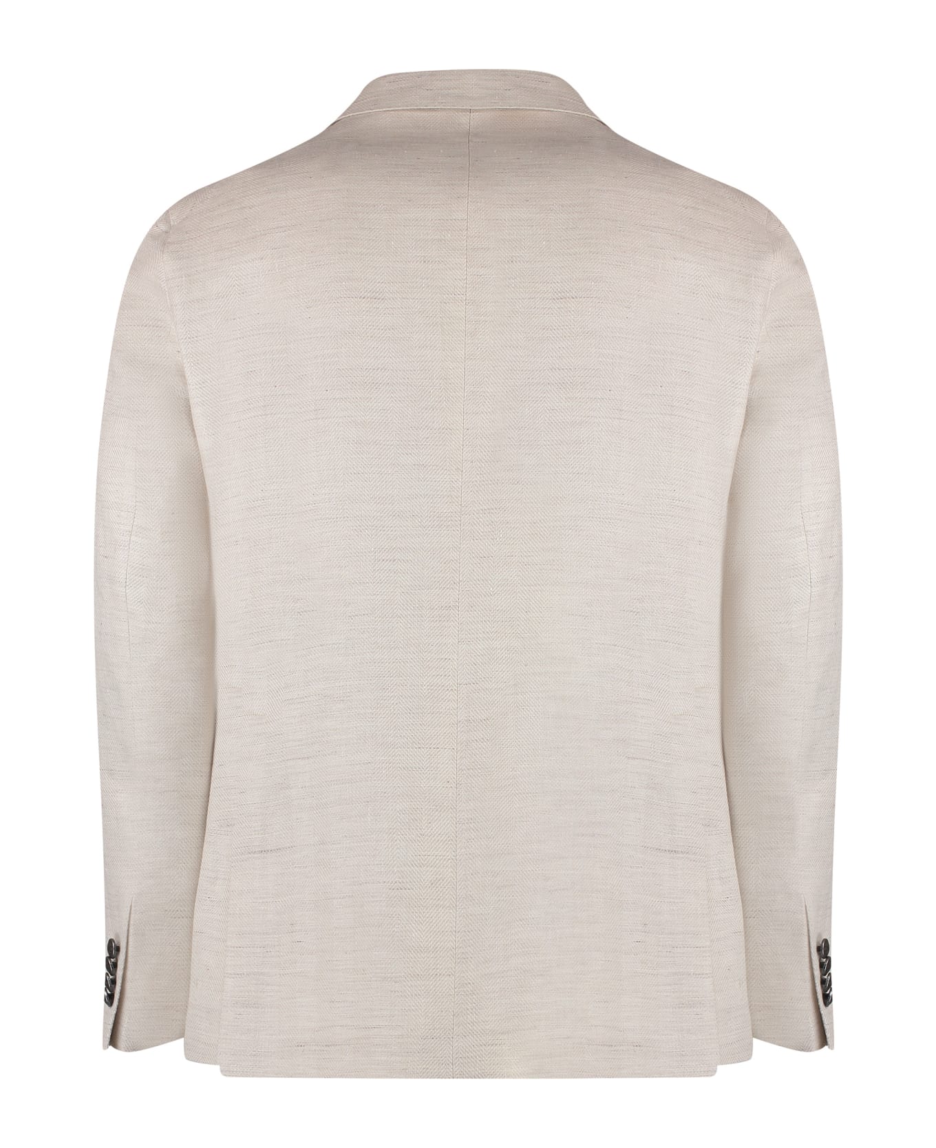 Tagliatore Cotton Blend Single-breast Jacket - Sand