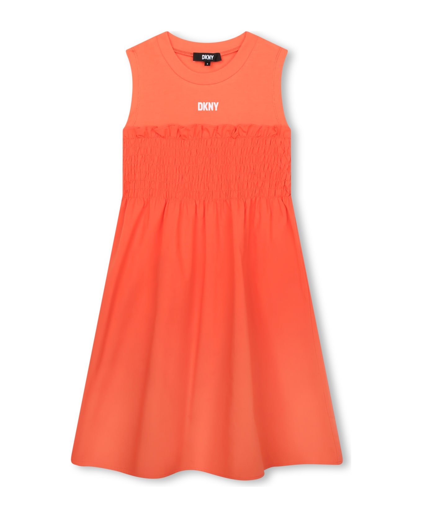 DKNY Dresses With Logo - Orange