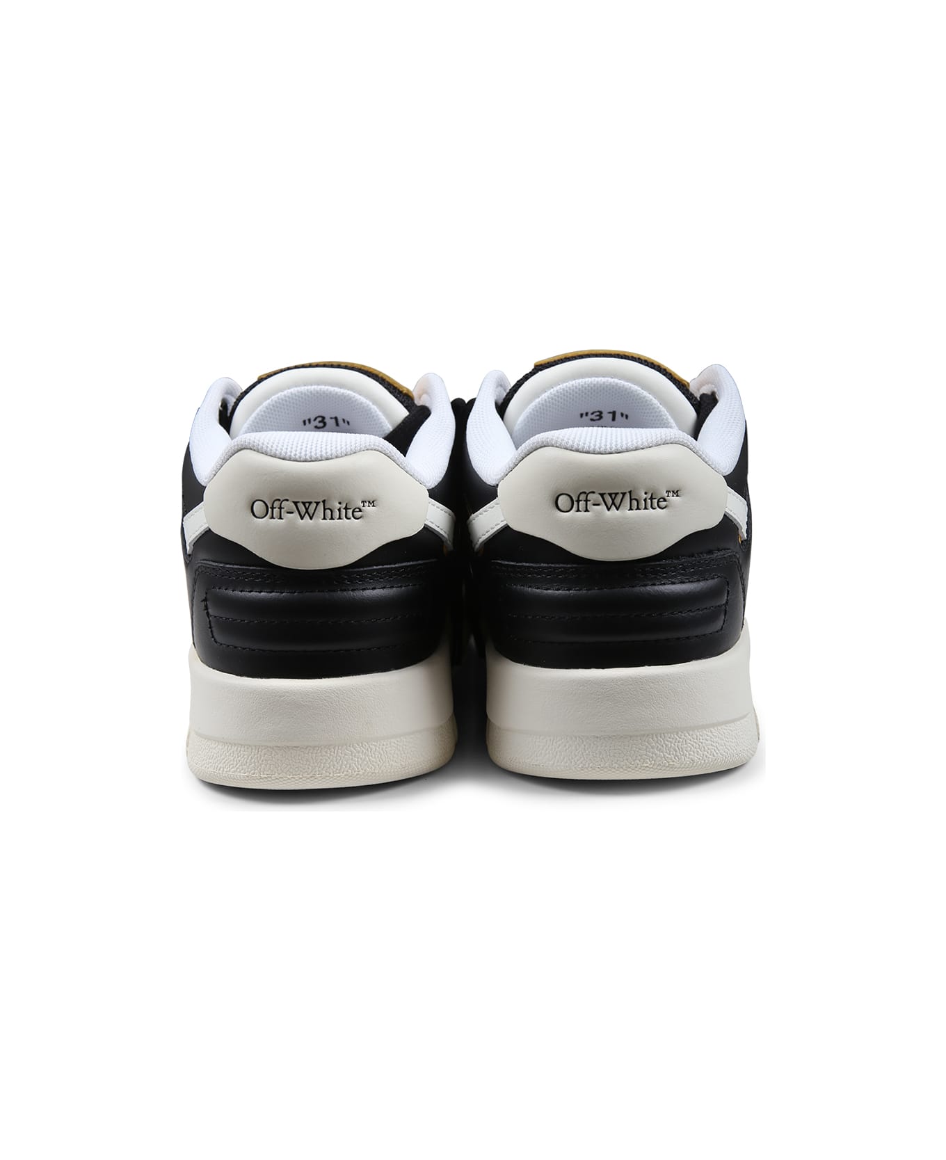 Off-White Yellow Sneakers For Boy With Arrow - Yellow