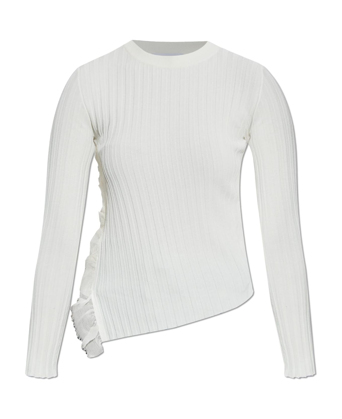 Alexander McQueen Ribbed Top - White