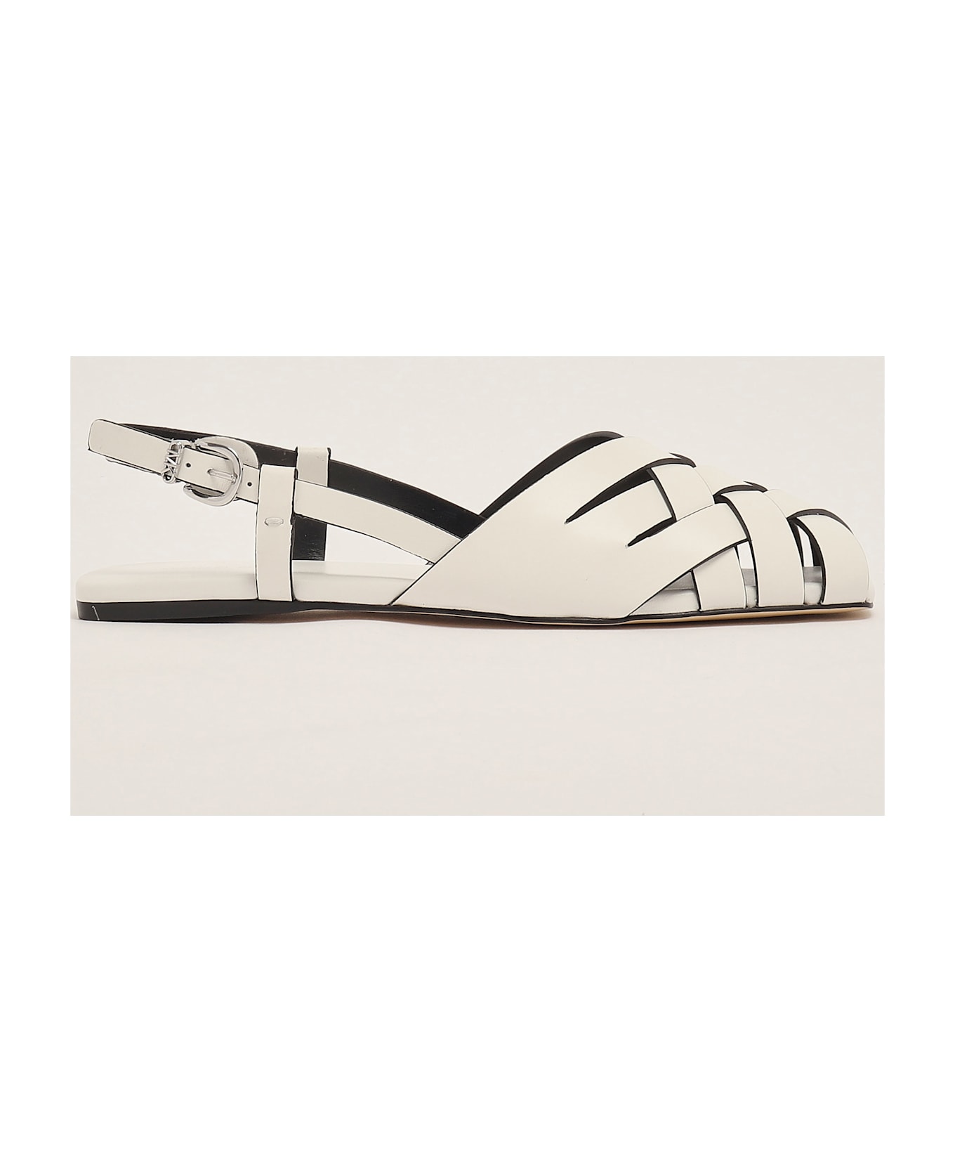 Michael Kors Irene Sling Flat Sandal - Optic White