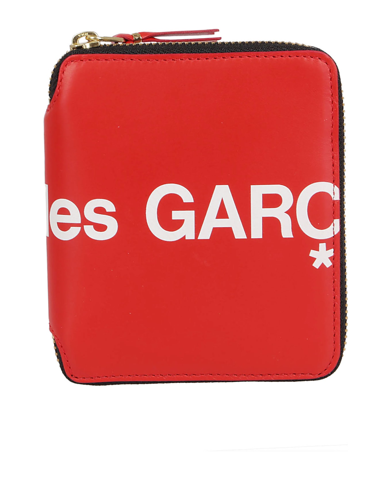 Comme des Garçons Wallet Huge Logo Wallet - Red