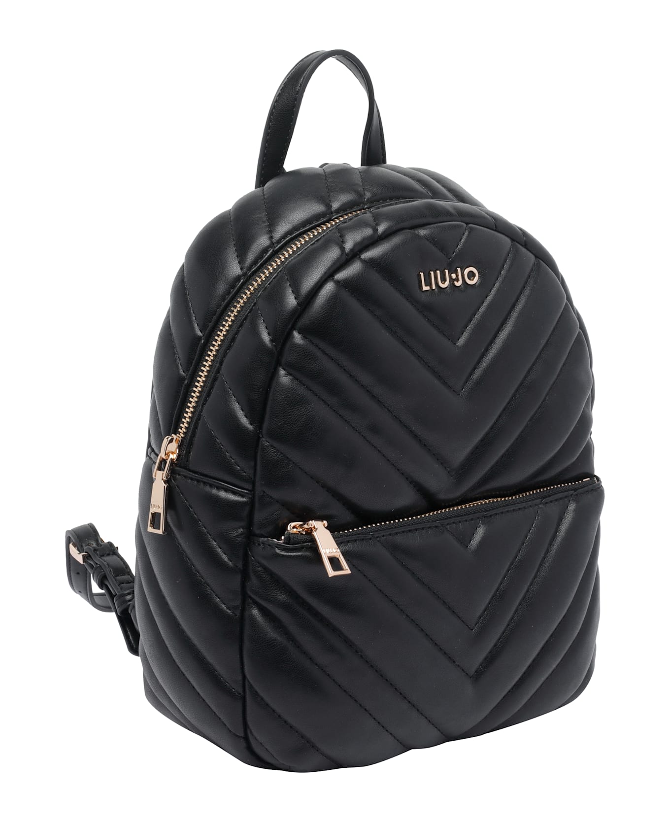 Liu-Jo Logo Backpack - Black