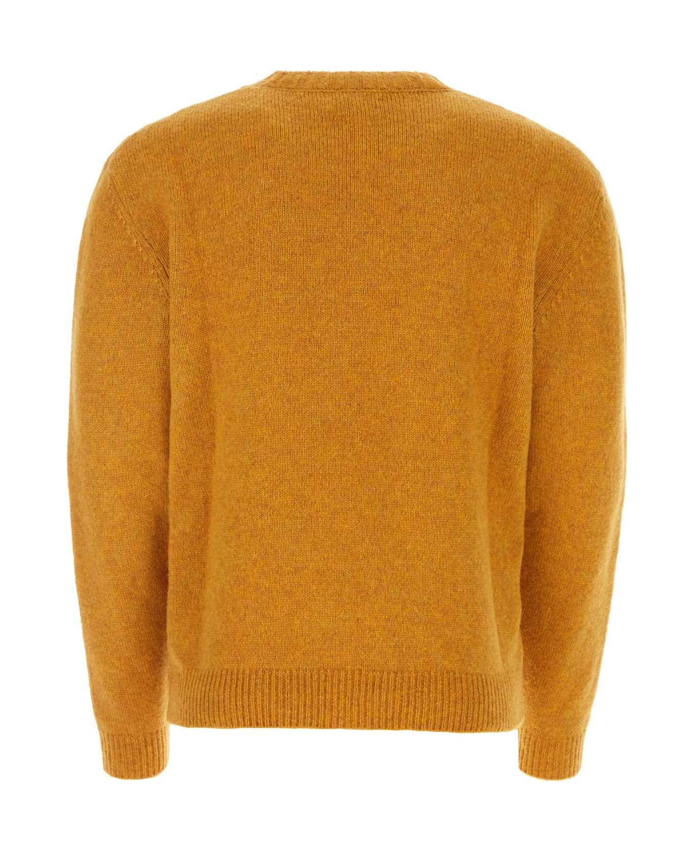 Baracuta Ochre Virgin Wool Blend Sweater - OCHRE