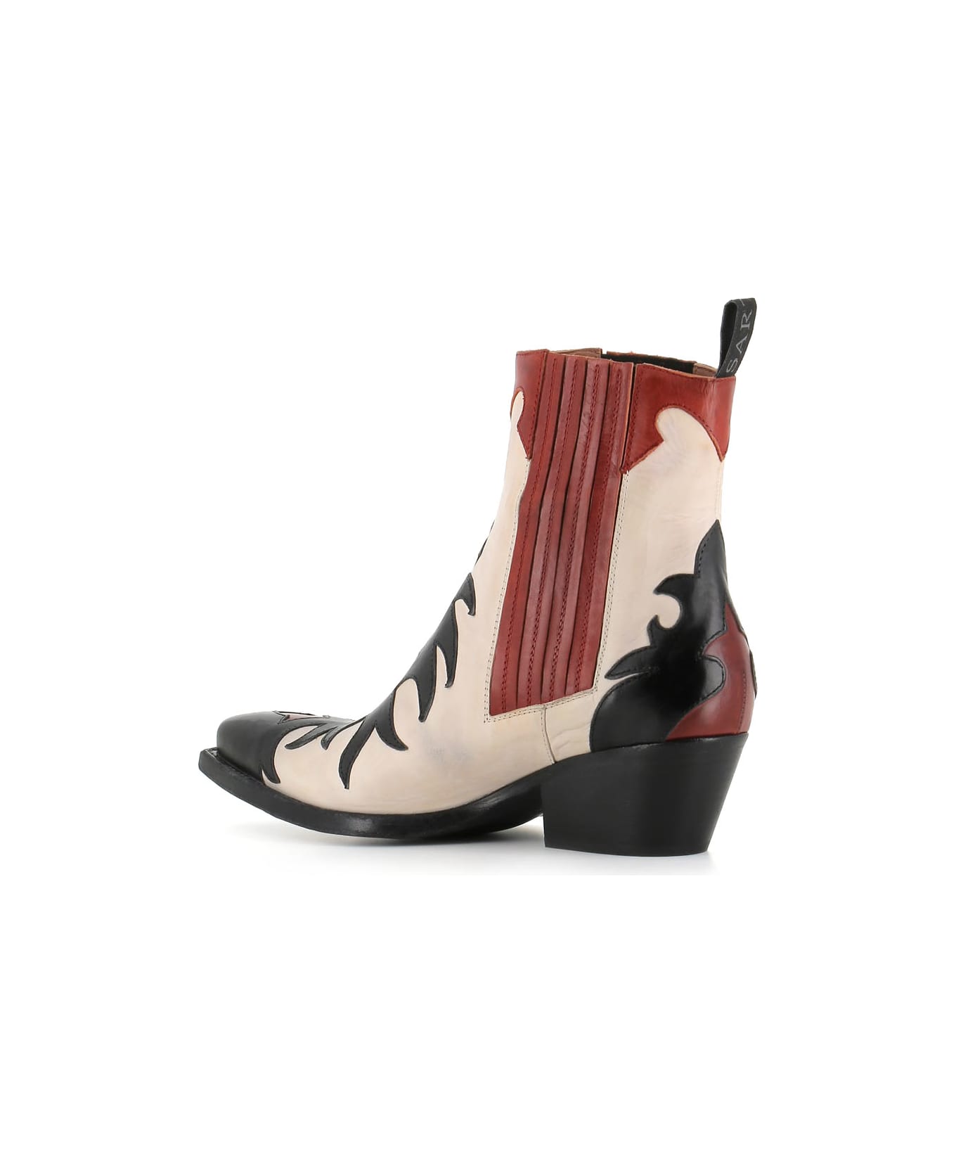 Sartore Texano Sr3651yf - Bianco/nero/rosso