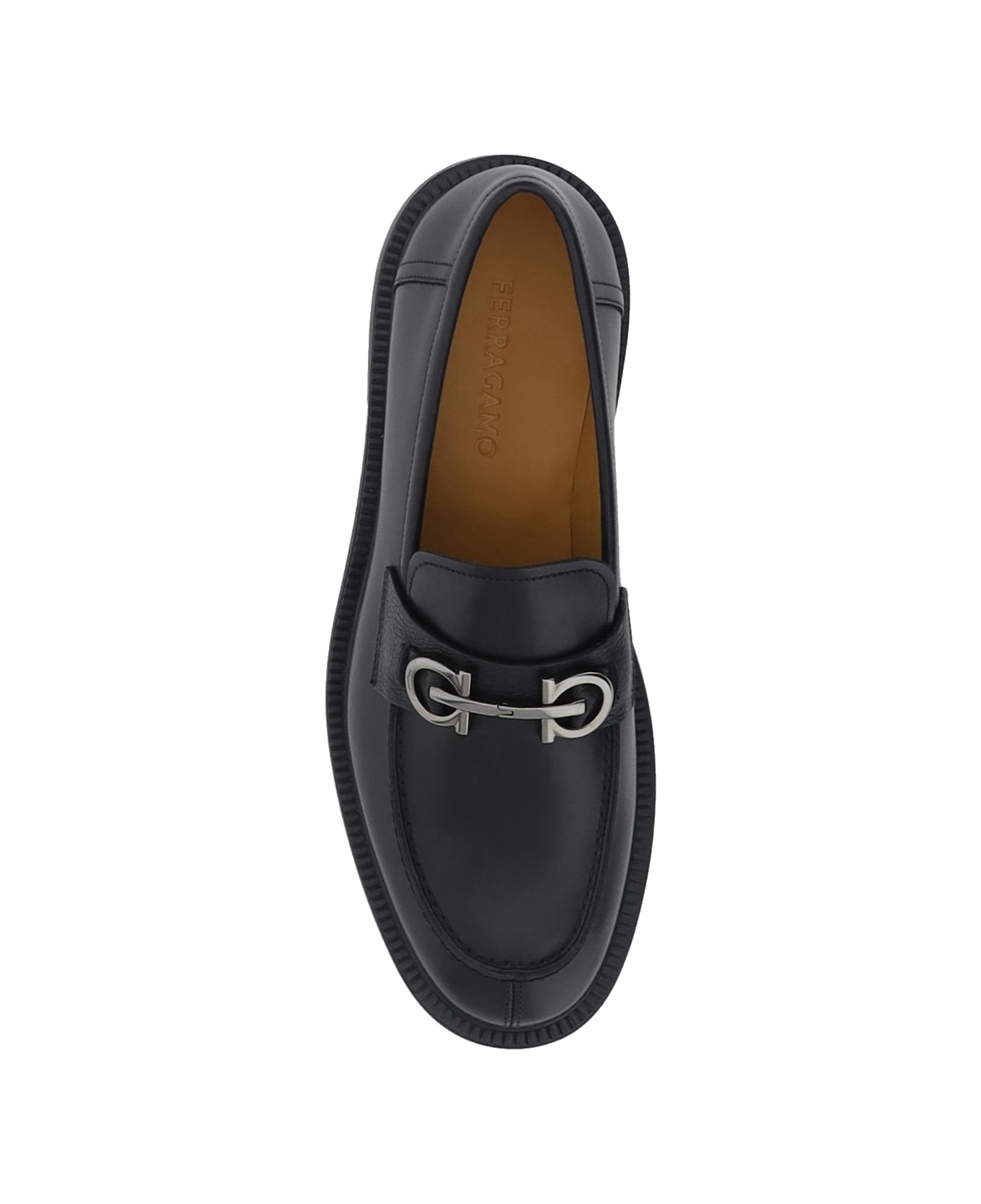 Ferragamo Galles Ornament Loafers - Black