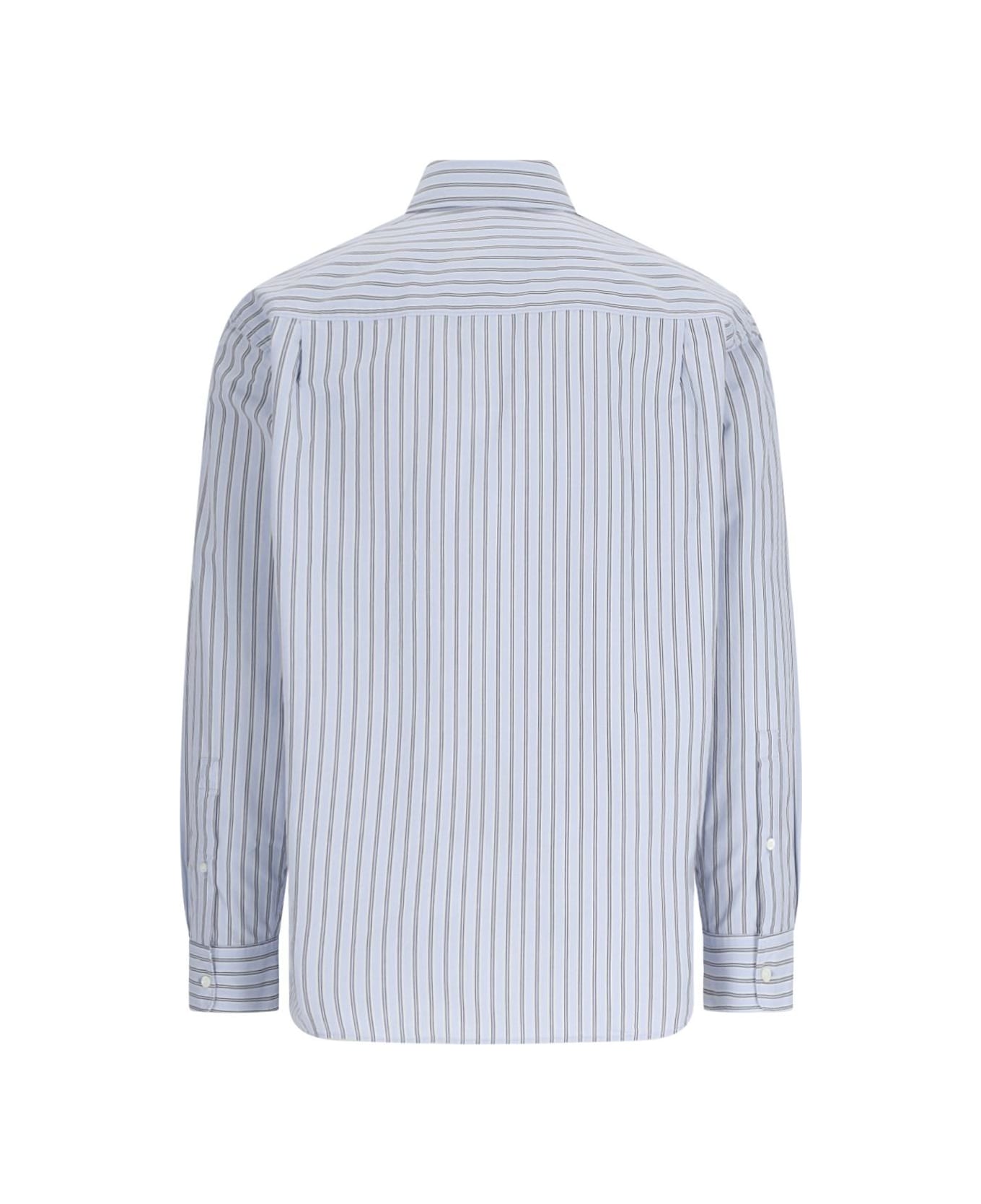 Closed Striped Shirt - Blue シャツ