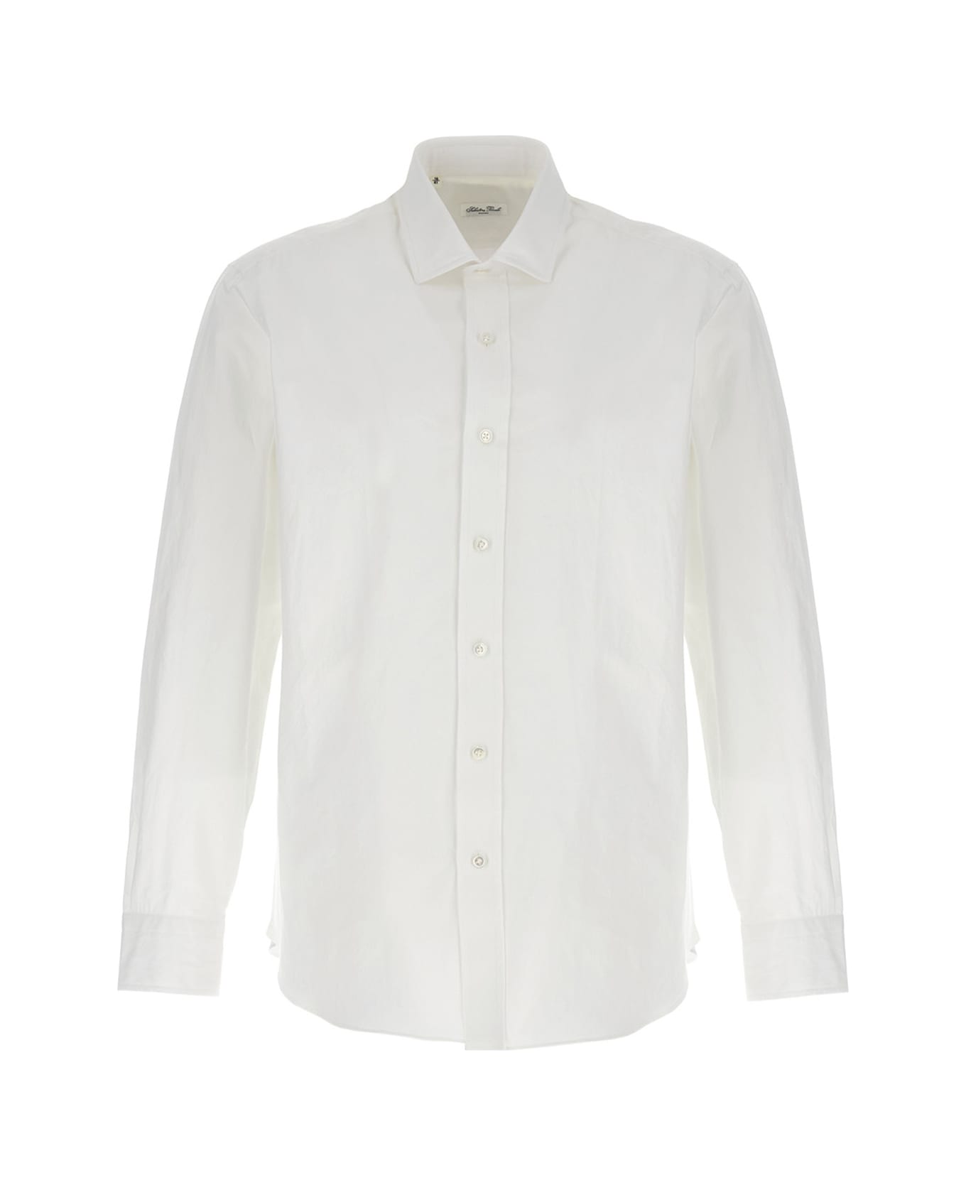 Salvatore Piccolo Cotton Shirt - White