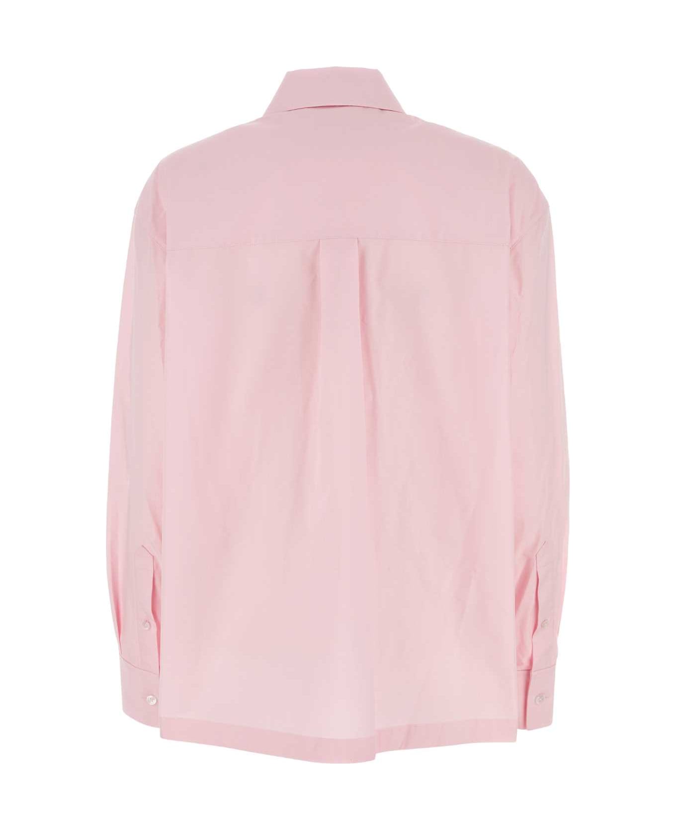 T by Alexander Wang Pink Poplin Shirt - LIGHTPINK シャツ