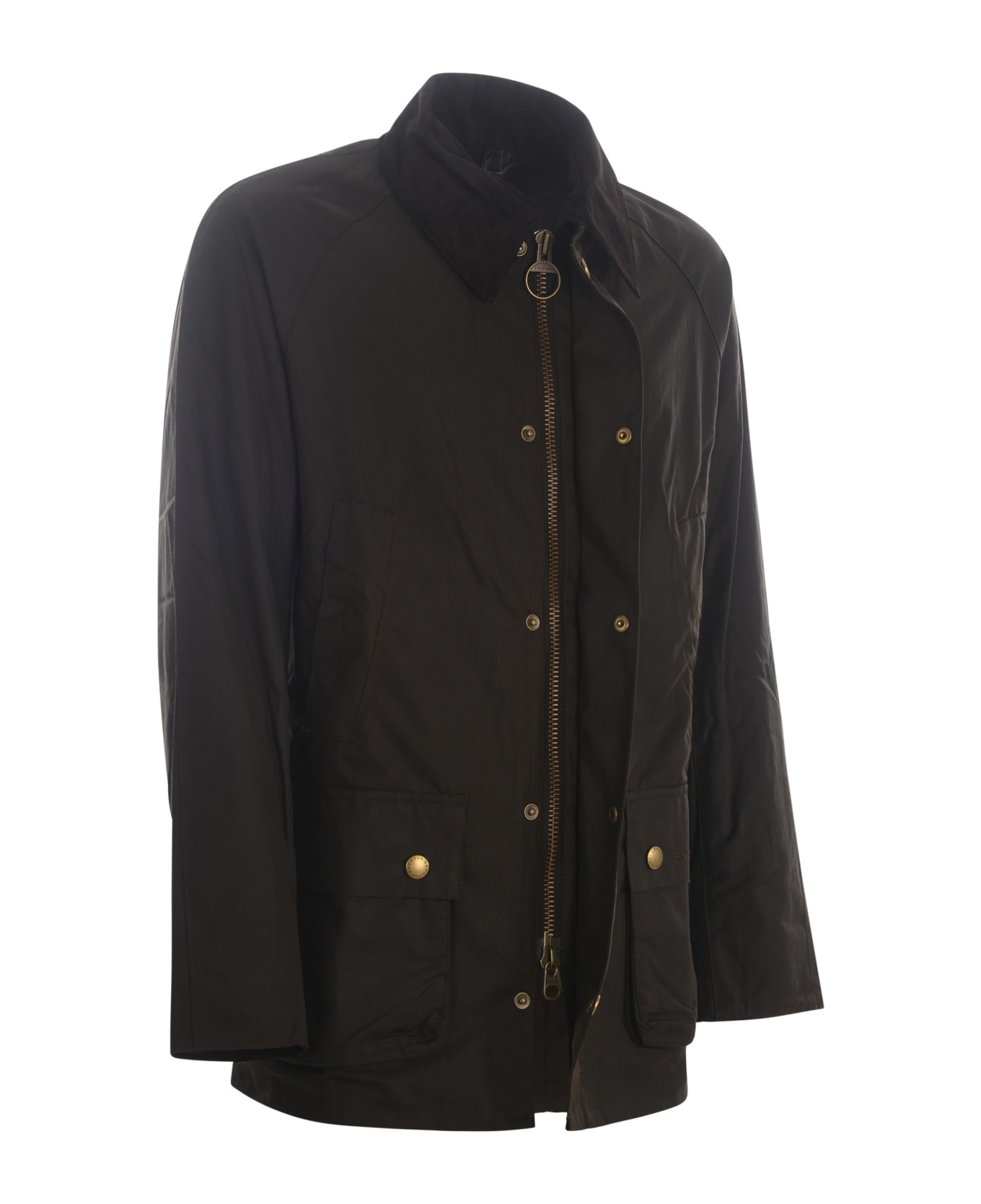 Barbour Jacket Barbour "ashby" In Cotton - Marrone