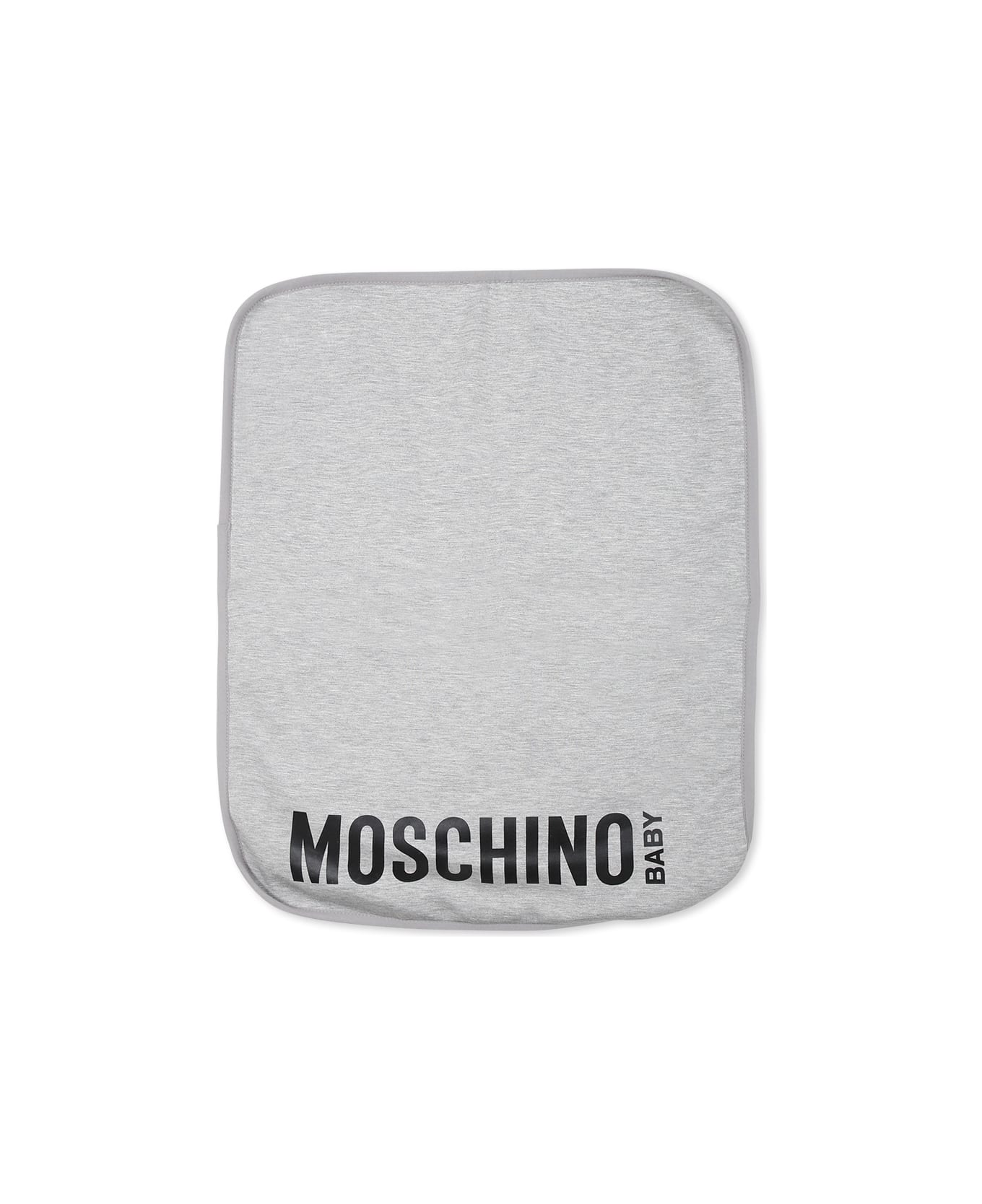 Moschino Grey Changing Bag For Babykids With Three Teddy Bears - Grey