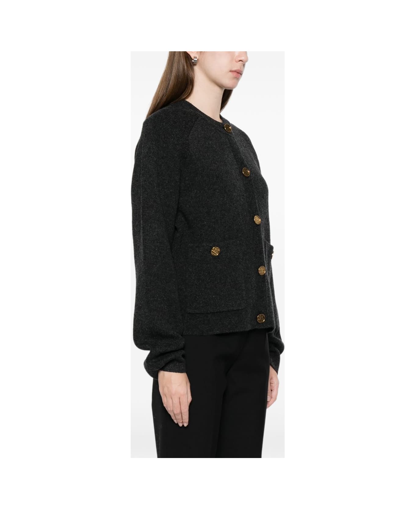 Totême Wool Cardigan - Grey