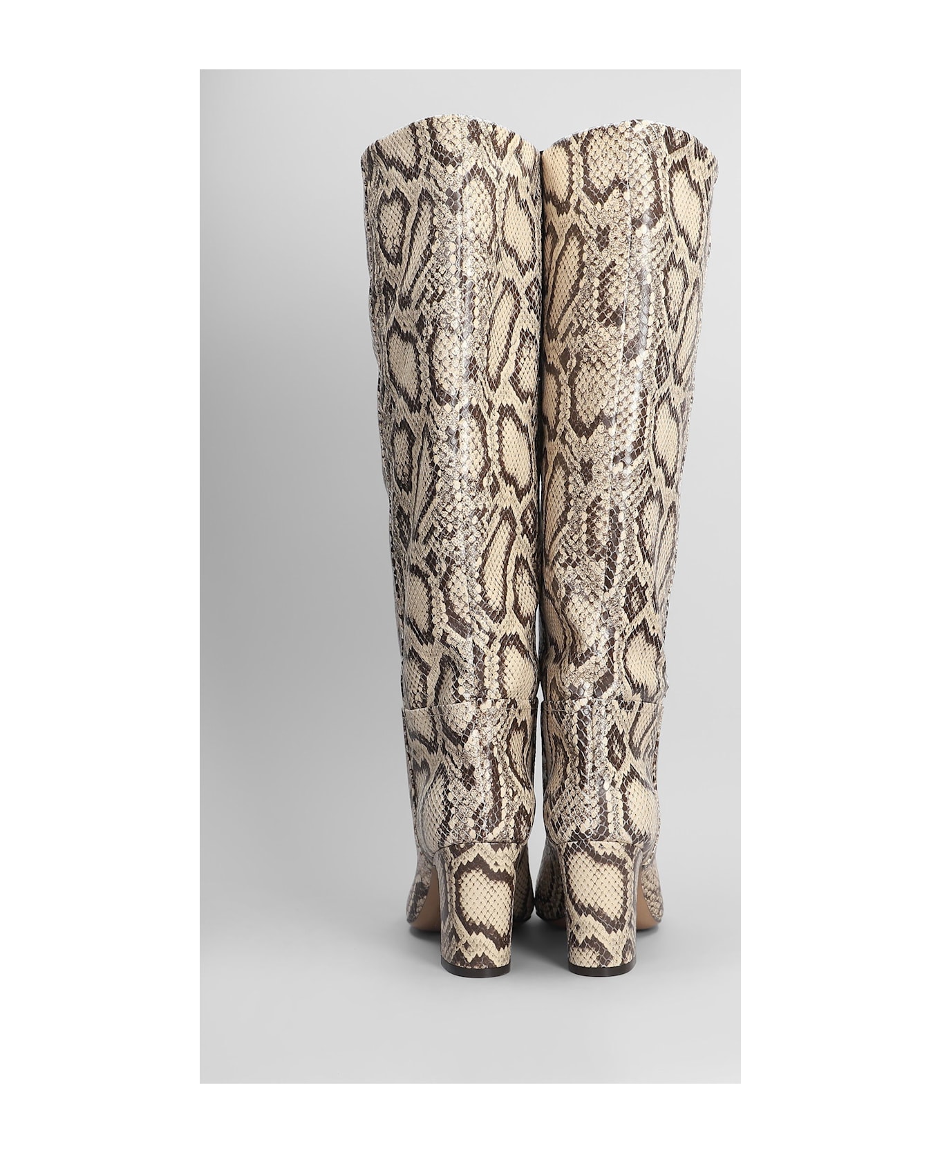 Paris Texas Lavinia Boot 75 High Heels Boots In Python Print Leather - python print