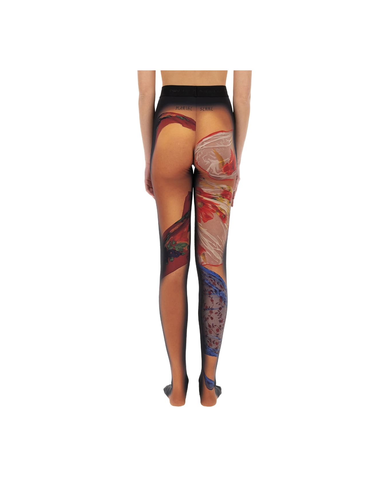 Marine Serre "statue" Leggings - MULTICOLOUR