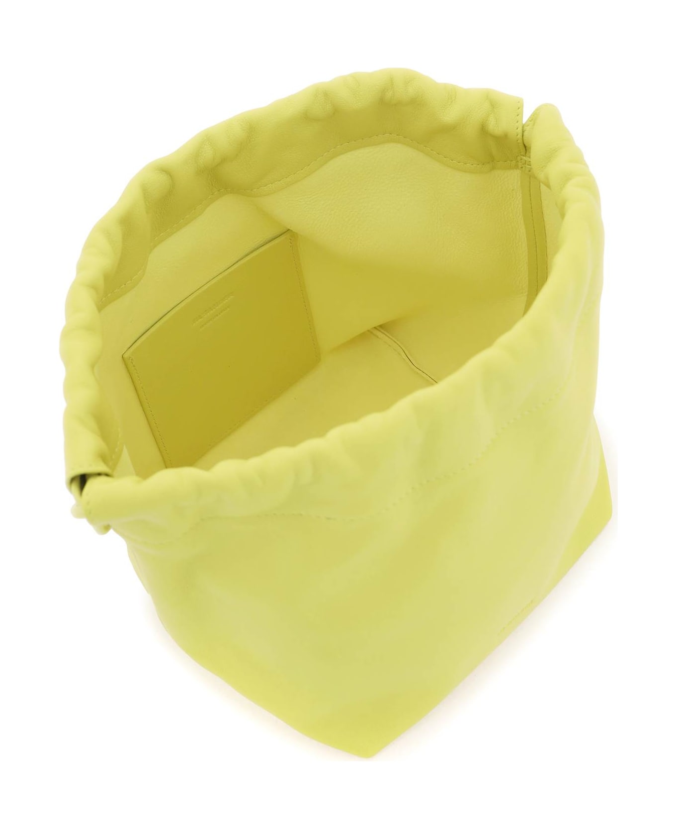 Jil Sander Yellow Leather Bag - Green