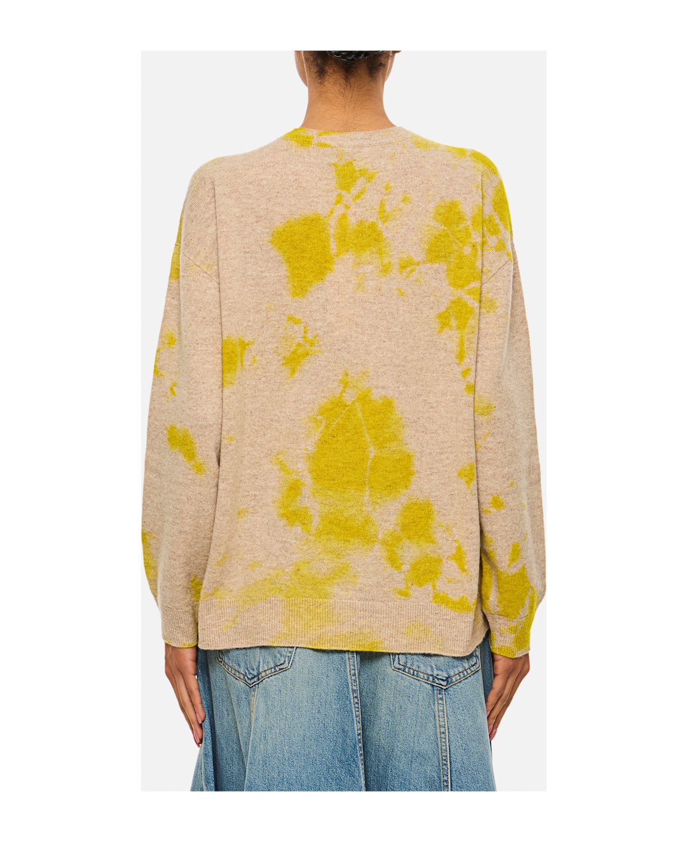 Suzusan Cashmere Seamless Wide Pullover - Yellow