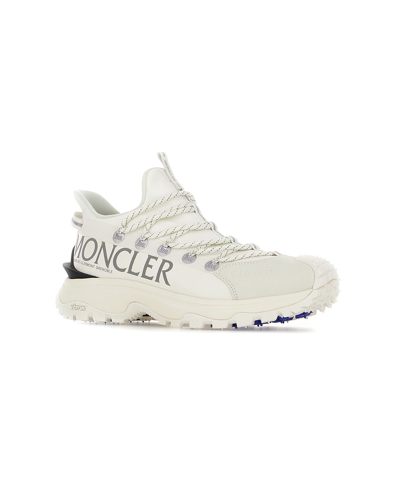 Moncler White Tech Fabric Trailgrip Lite 2 Sneakers - Bianco