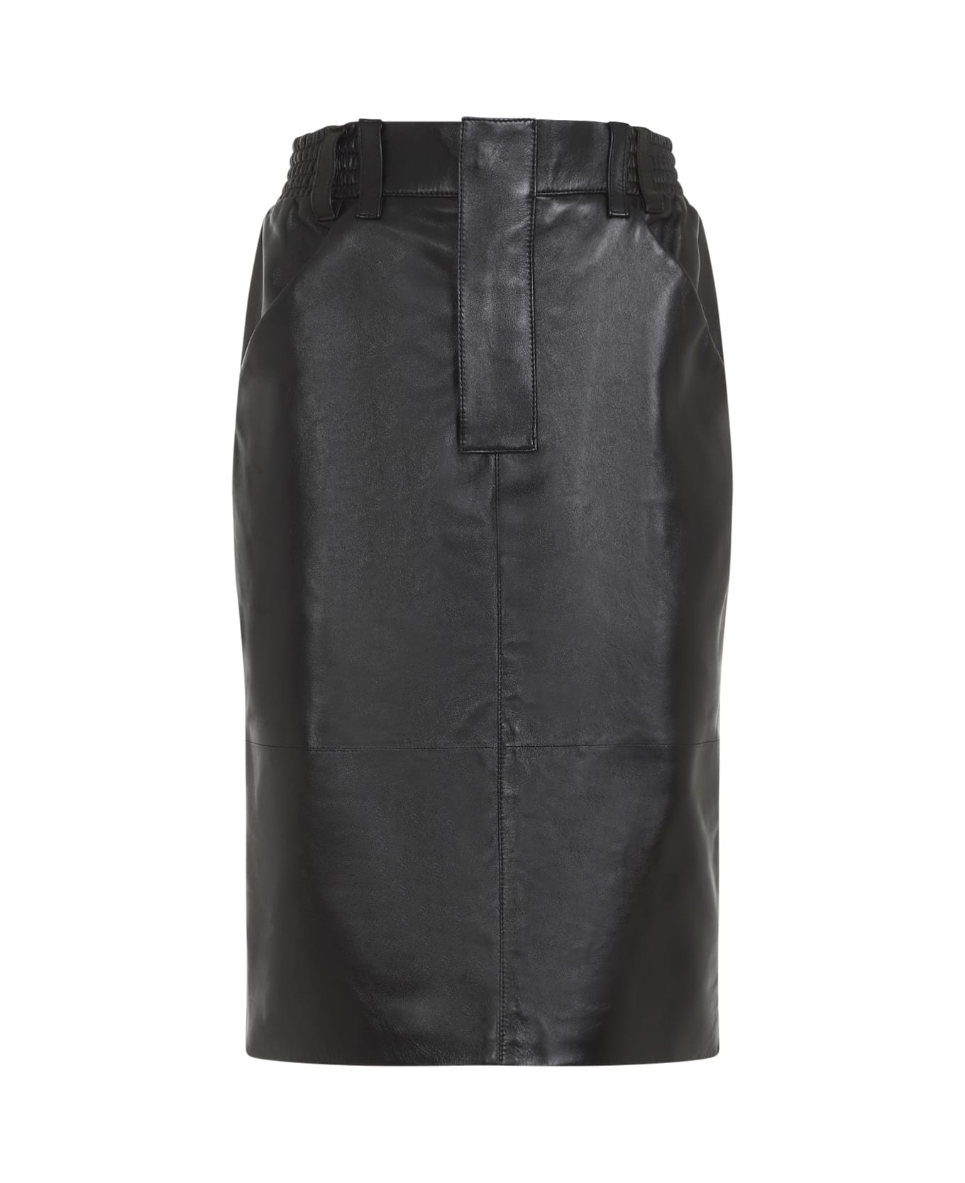 Saint Laurent Midi Skirt - Black