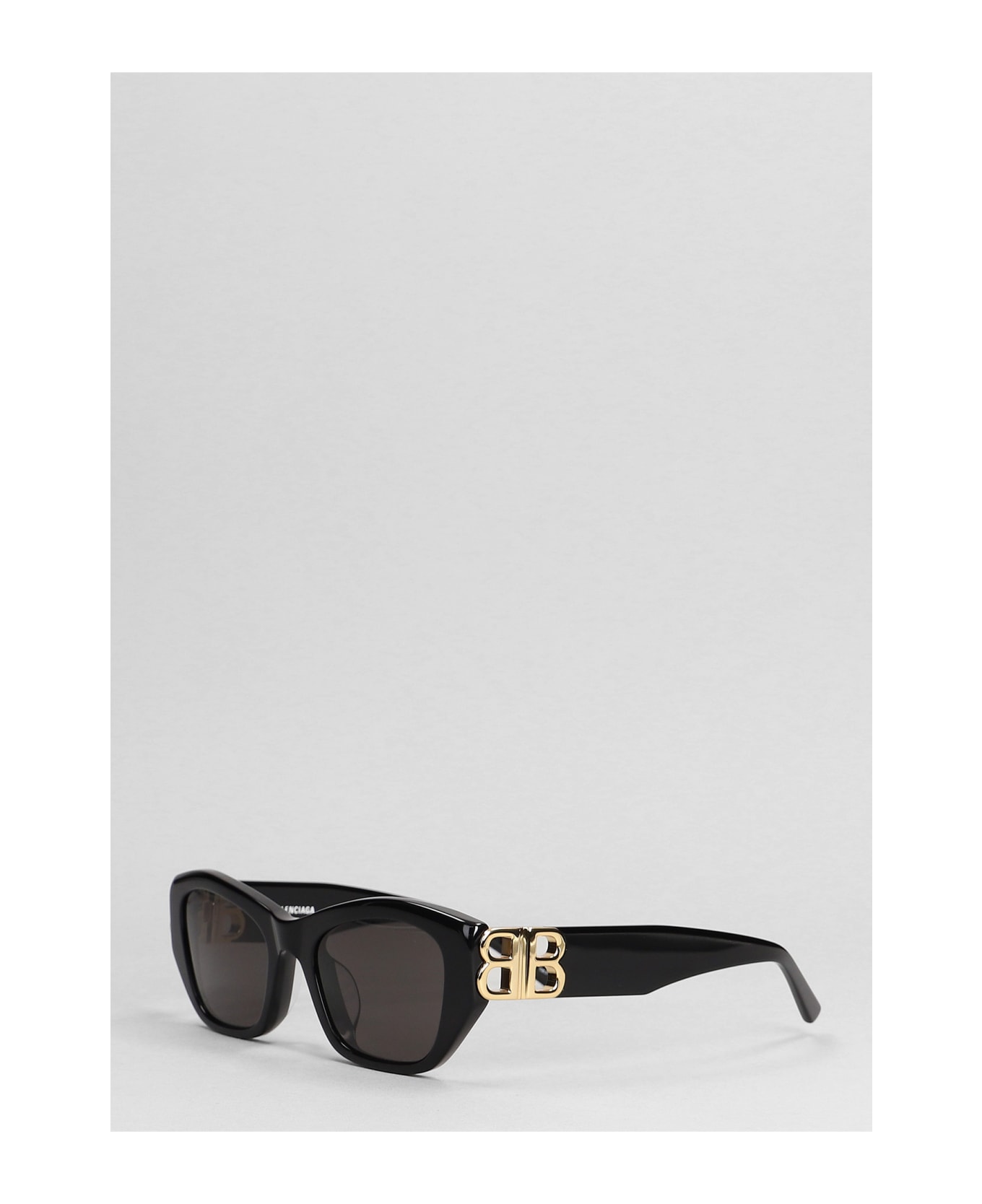 Balenciaga Dyn Ct 2.0 Af Sunglasses In Black Acetate - black