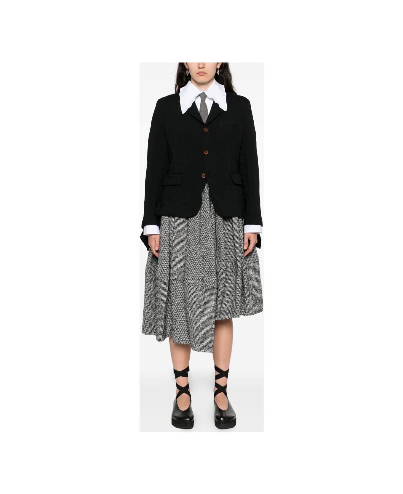 Comme des Garçons Single-breasted Jacket - Black