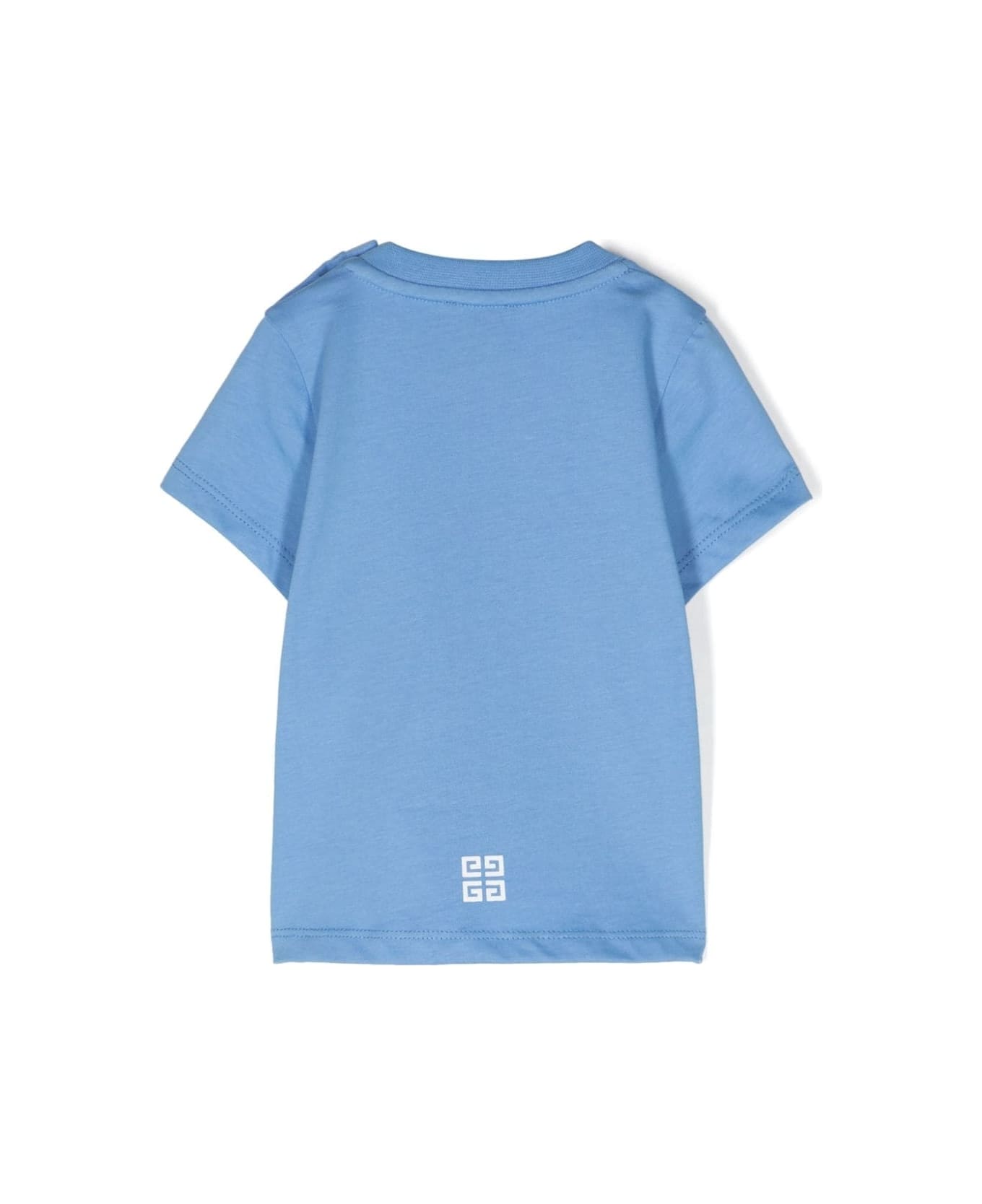 Givenchy T-shirt With Print - Azzurro Tシャツ＆ポロシャツ