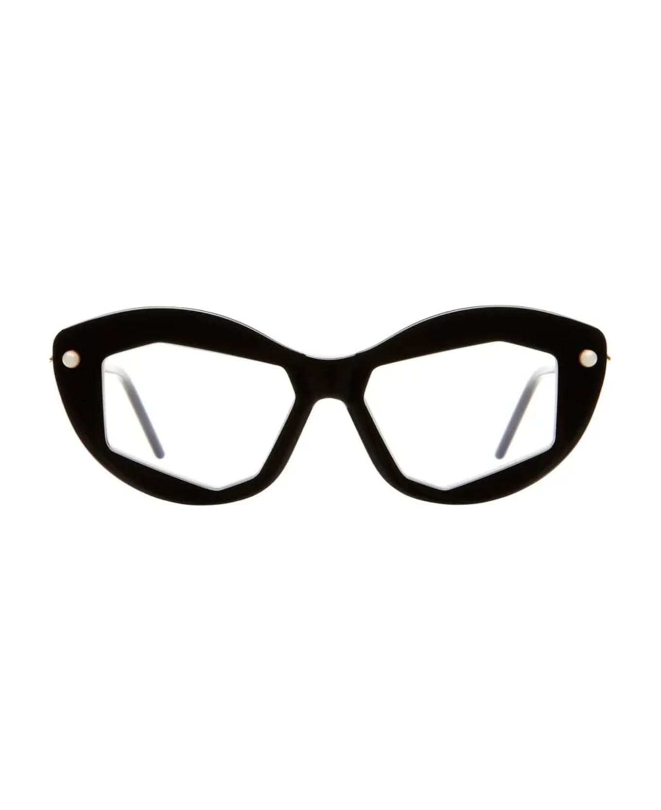 Kuboraum Mask P16 - Black Shine Rx Glasses - Black