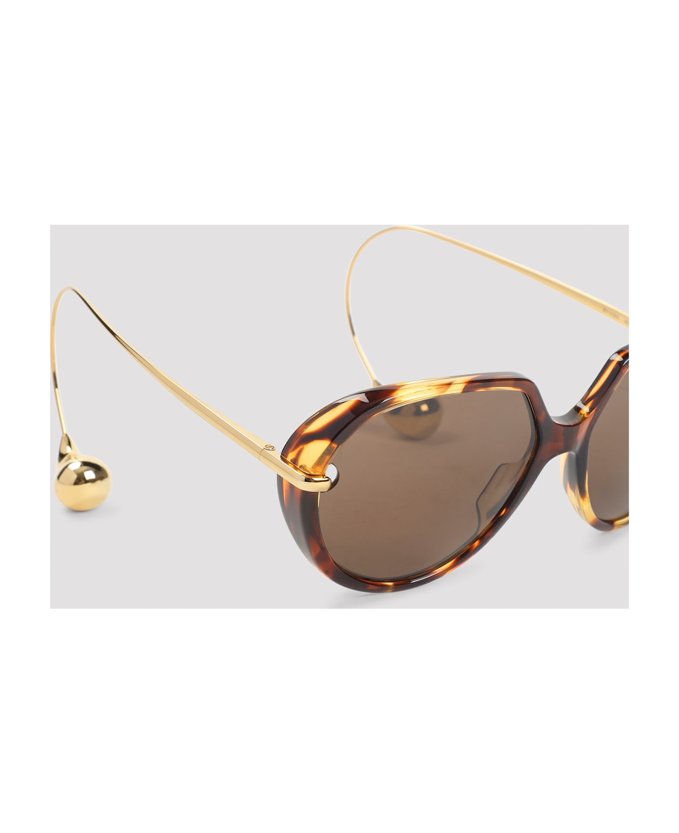 Bottega Veneta Bv1436s Sunglasses - Havana Gold Brown