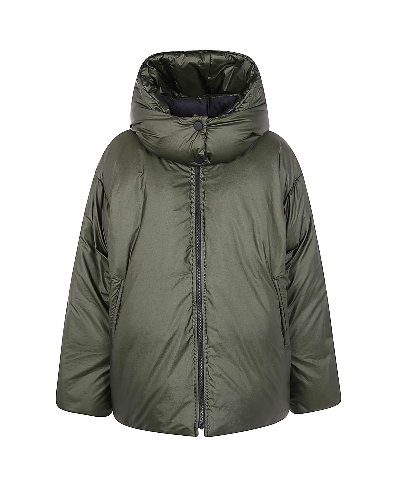 Sofie d'Hoore Reversible Hooded Jacket Down Filled - Khali Slate Melange