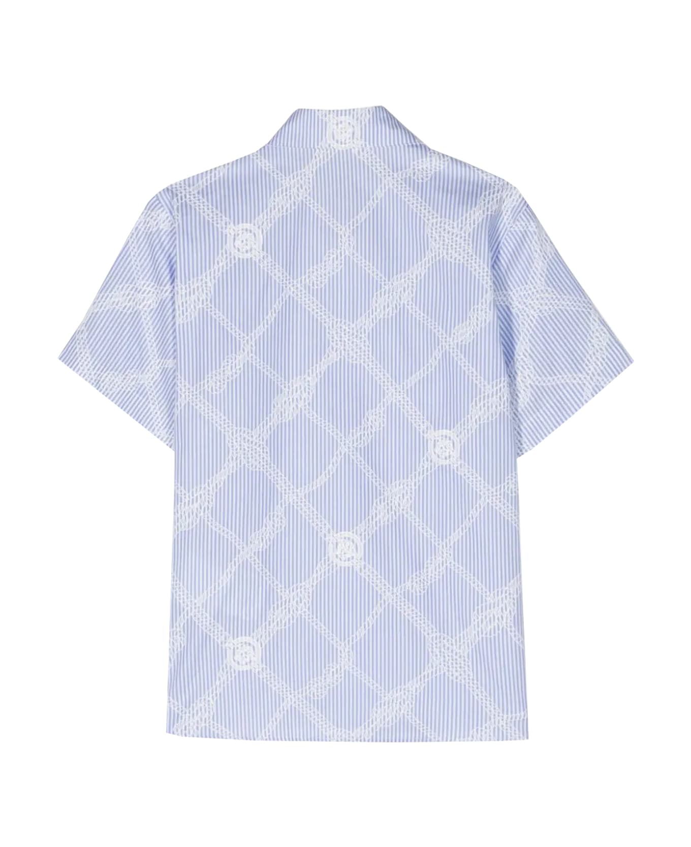 Versace Nautical Medusa Shirt - Light blue シャツ