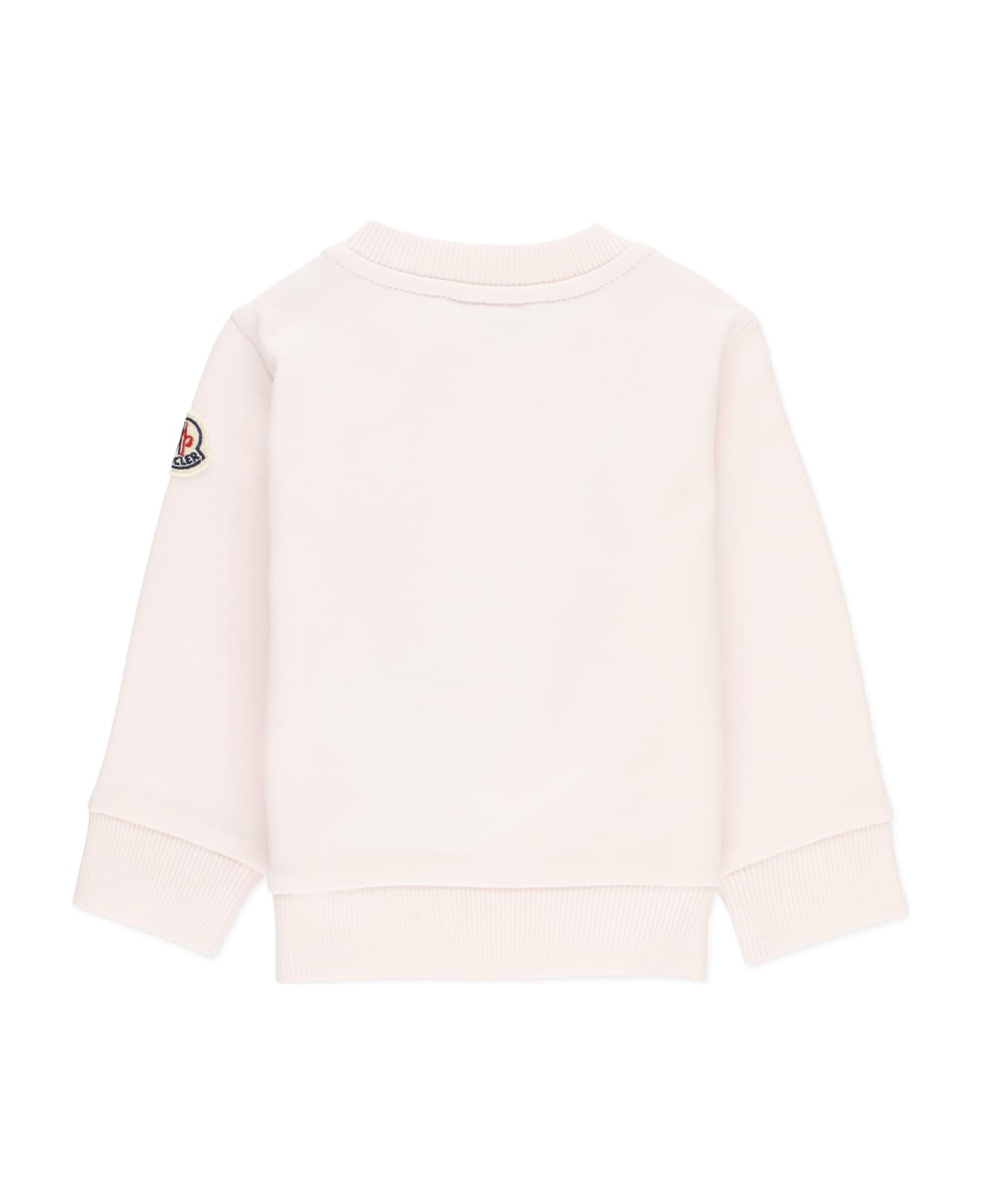 Moncler Cotton Sweatshirt With Print - Pink